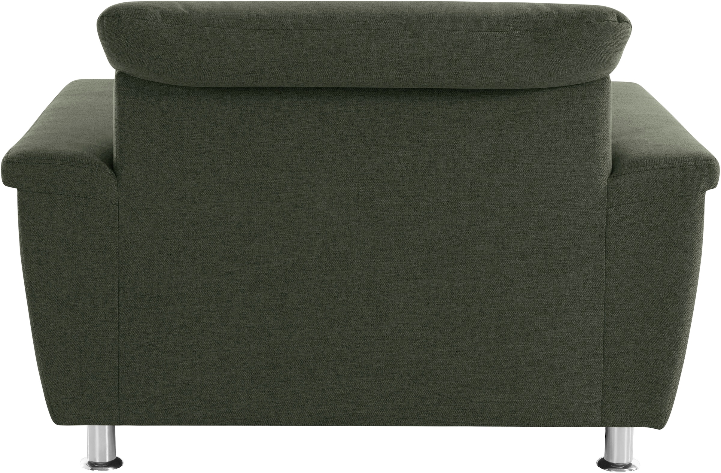 DOMO collection Sessel »Franzi, zeitlos und elegant, moderne Sitzheftung«, wahlweise mit Kopfteilverstellung