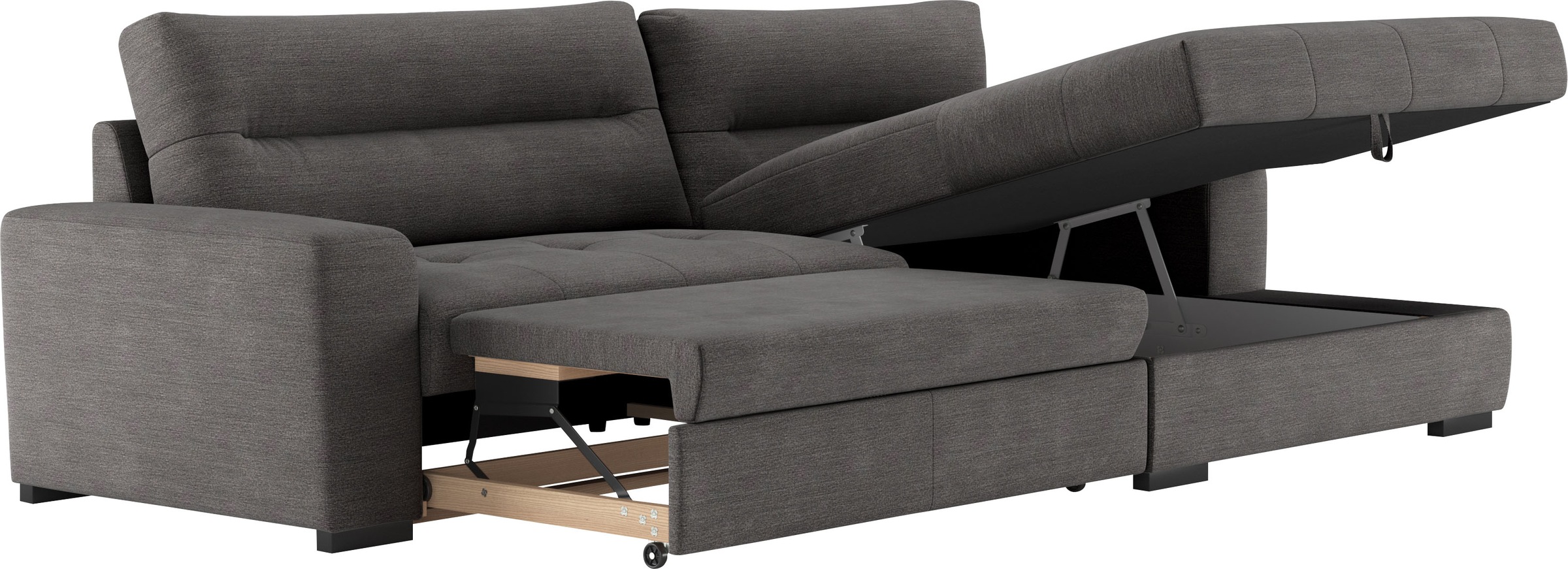 COTTA Ecksofa »Cappa L-Form«, wahlweise mit Bettfunktion & Bettkasten