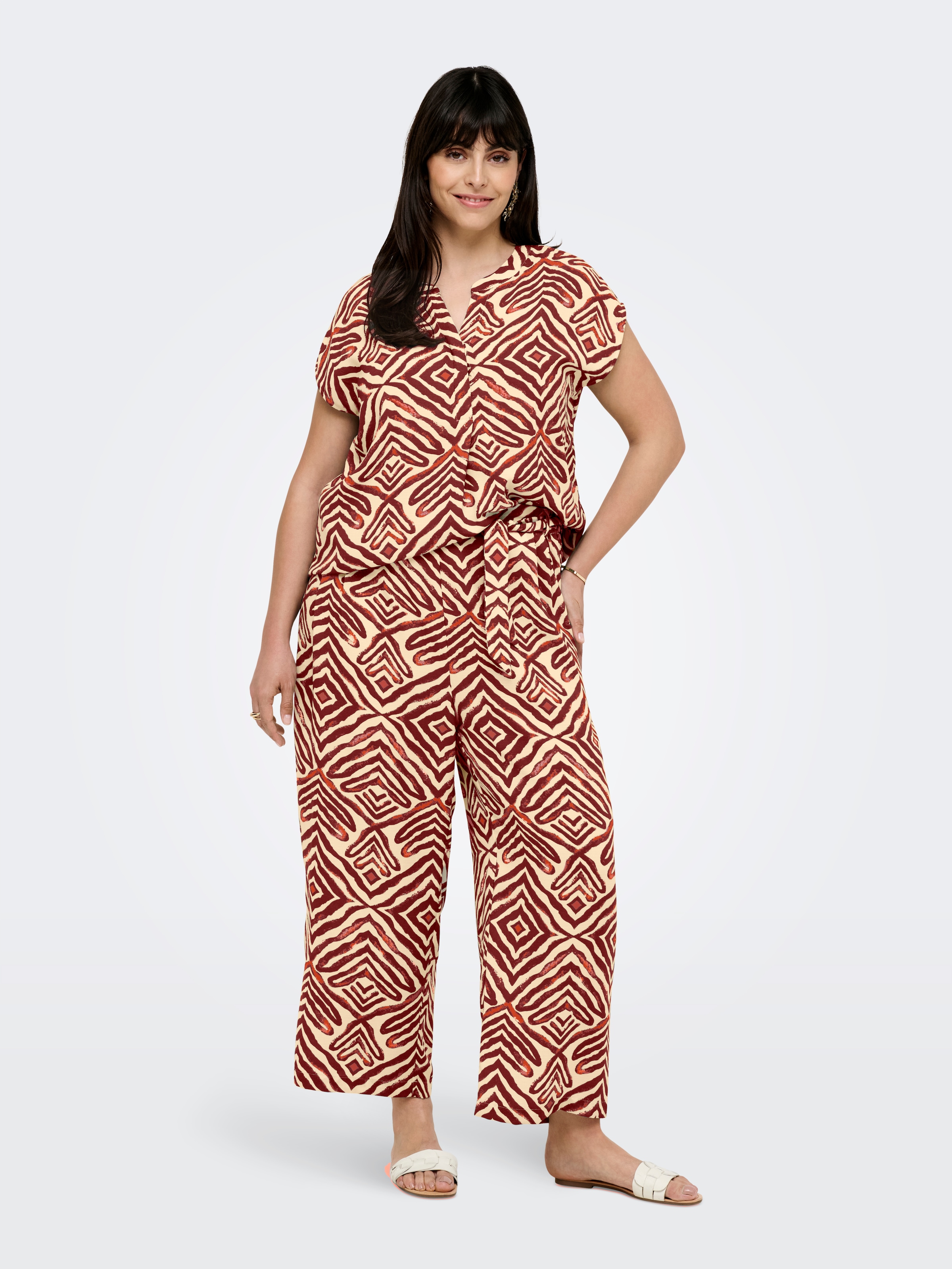 ONLY CARMAKOMA Culotte »CARSHILLA CULOTTE PANT AOP BS«