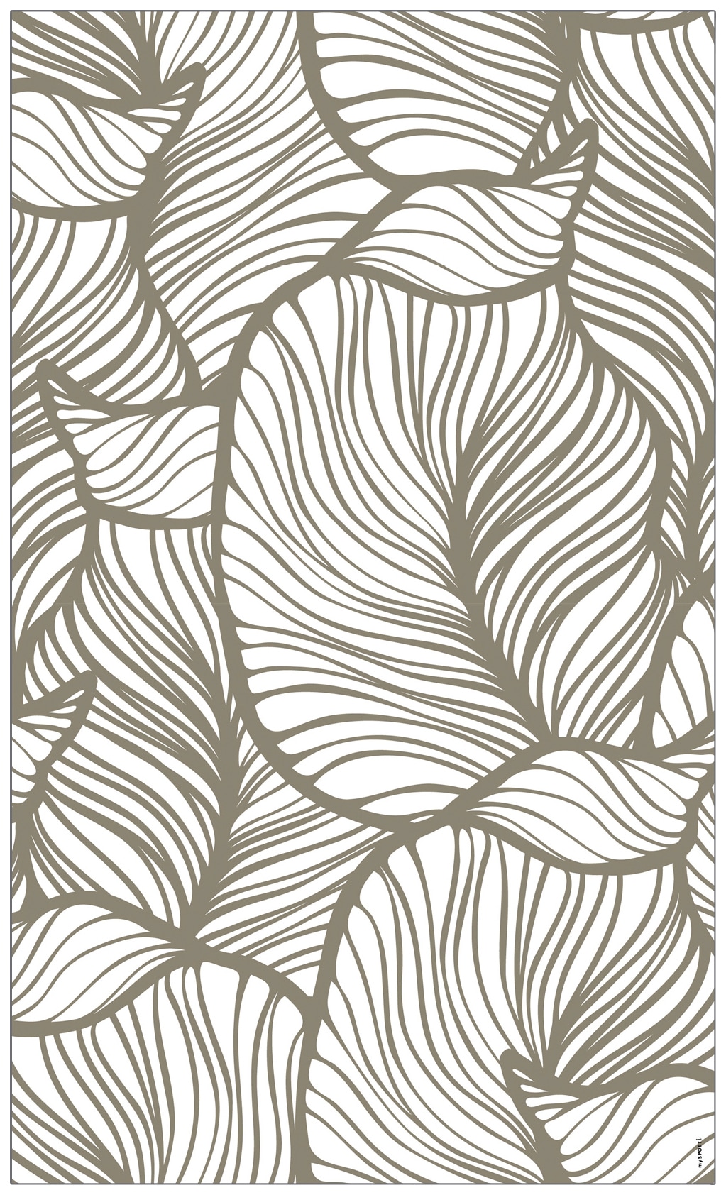 MySpotti Fensterfolie »Look Leaves beige«, 60 glattstatisch haftend, 100 statisch halbtransparent, x cm, haftend kaufen