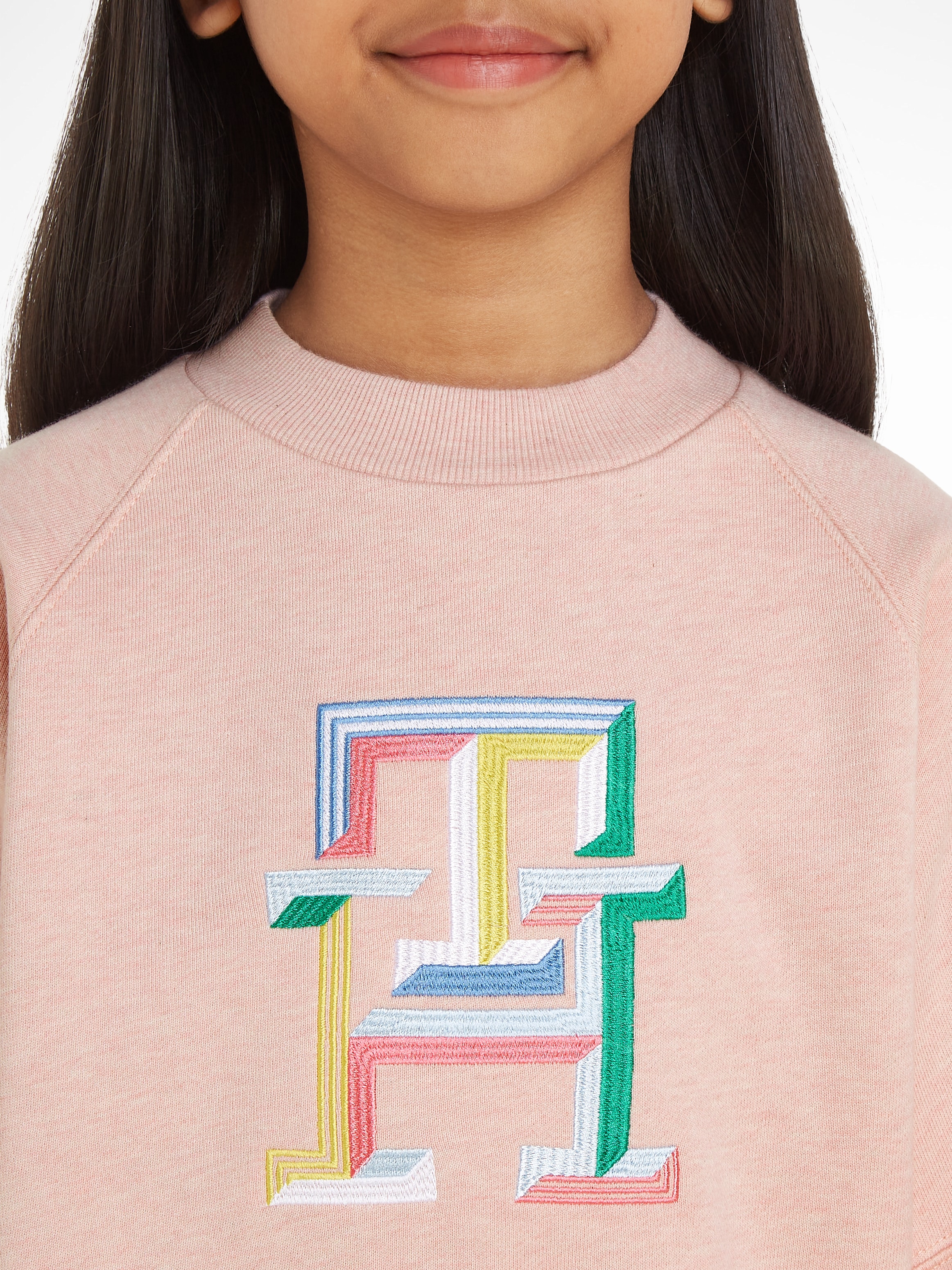 Tommy Hilfiger Sweatshirt »MULTI COLOR MONOGRAM SWEATSHIRT«, Kinder bis 16 Jahre