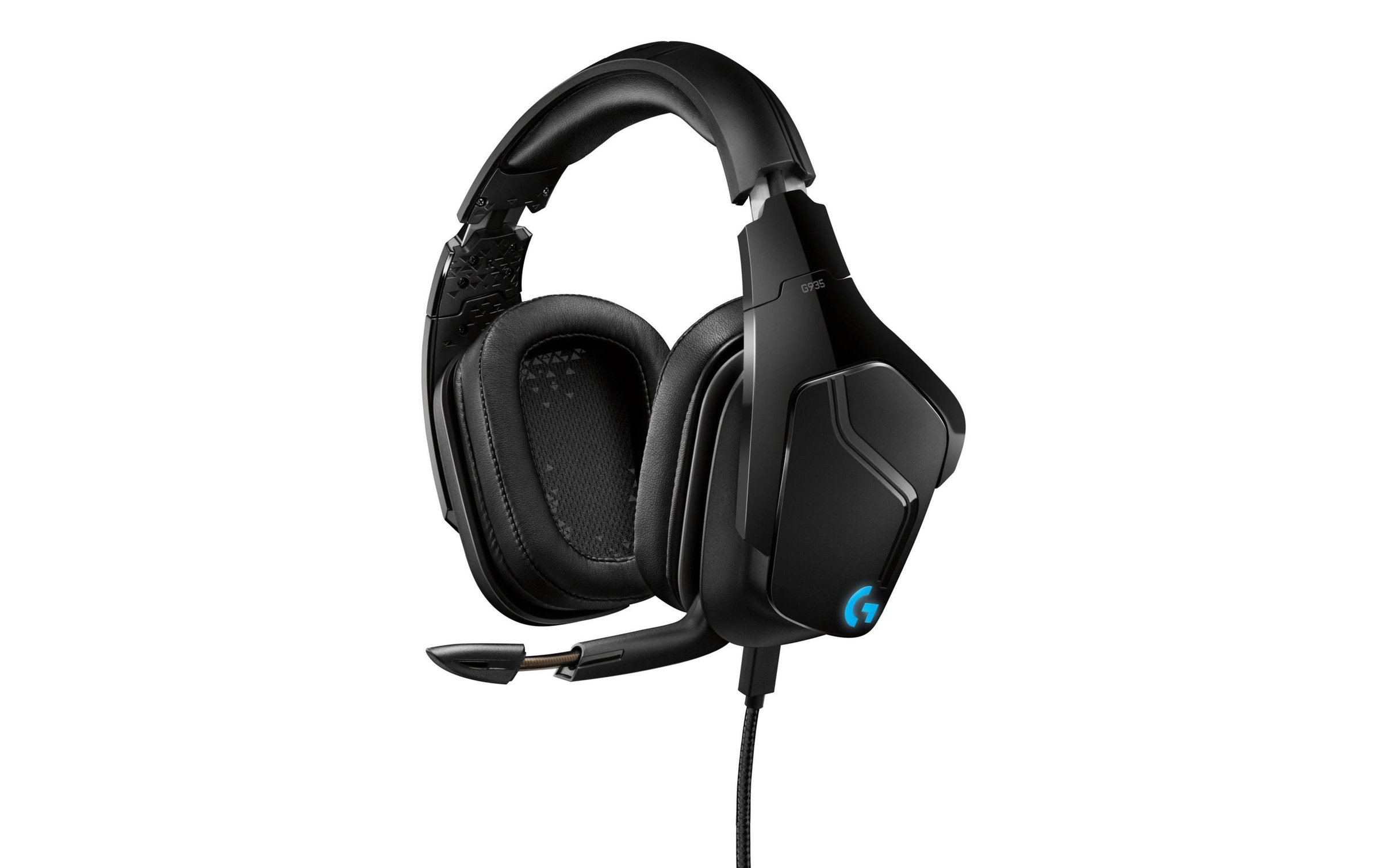 Logitech Gaming-Headset »G935 7.1 Surround Wireless Schwarz«, Noise-Cancelling