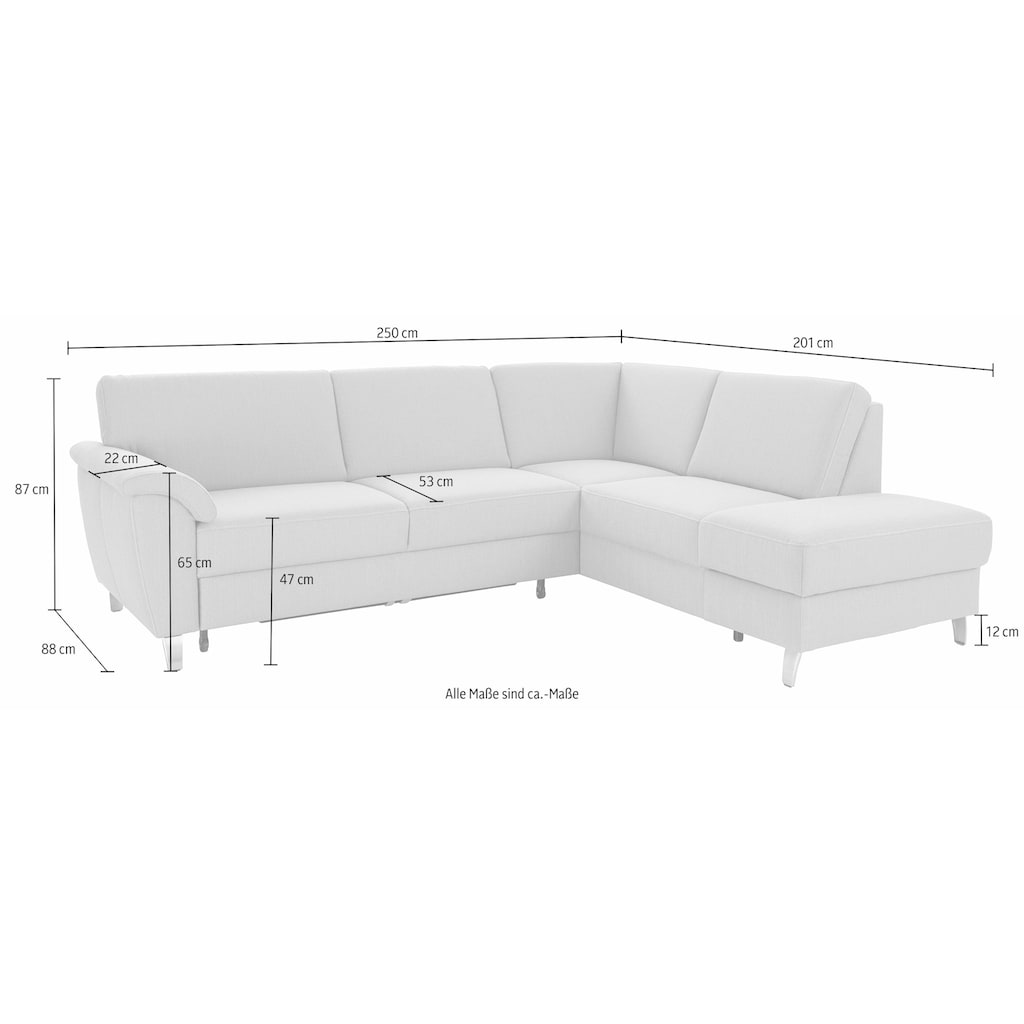 sit&more Ecksofa »Texel«