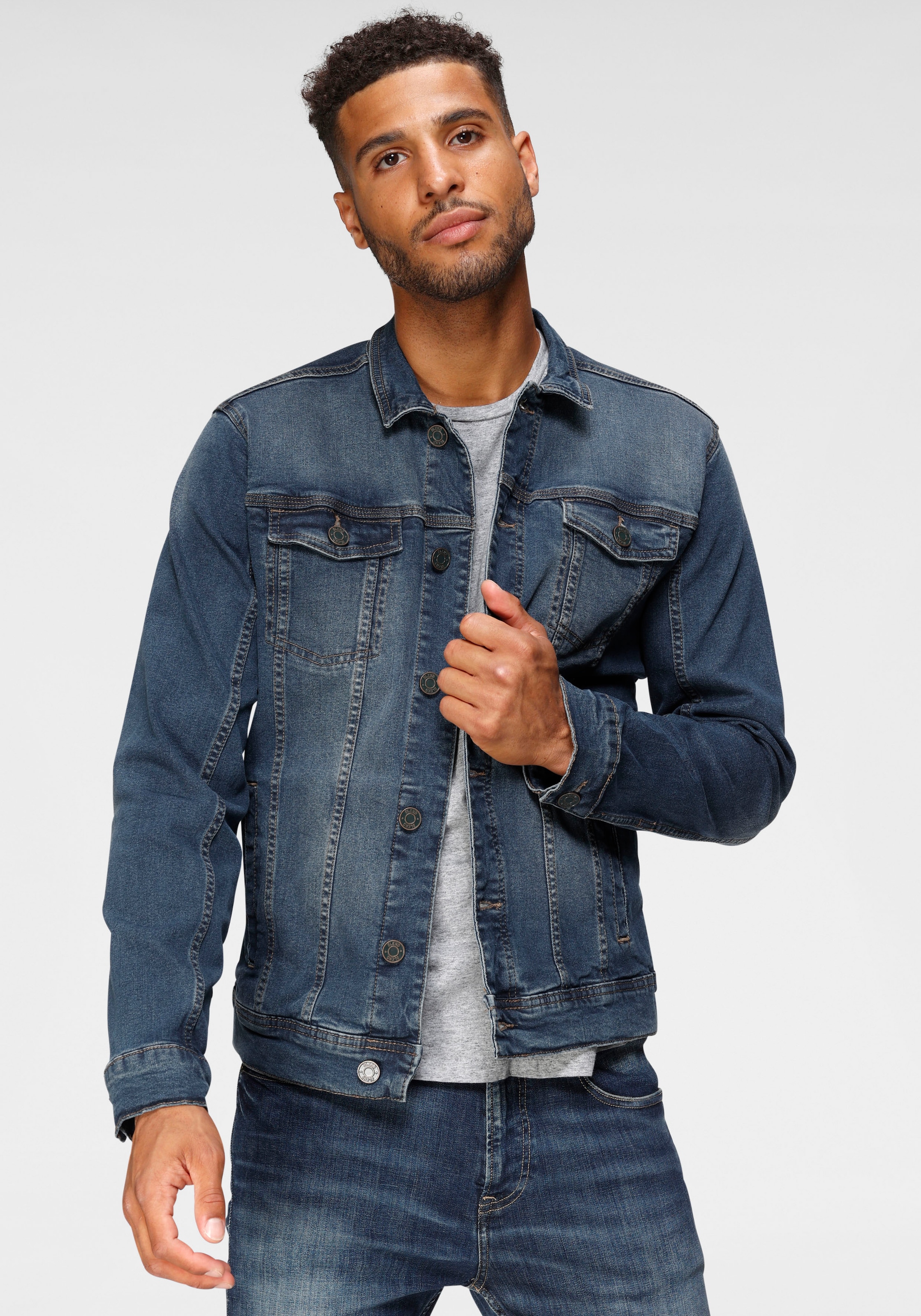 Jeansjacke »BHNARIL«, washed