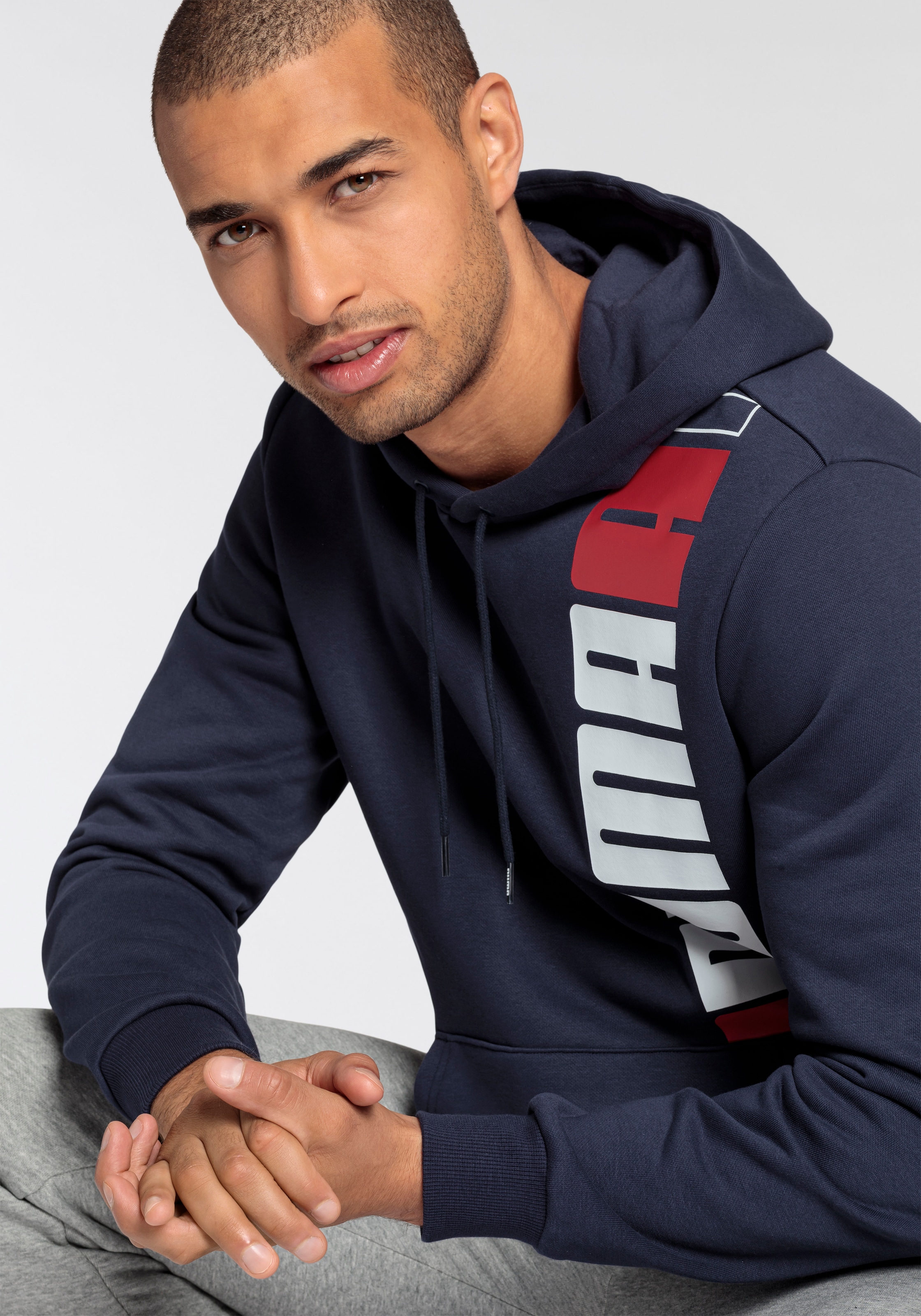 PUMA Kapuzensweatshirt »ESS+ LOGO LAB HOODIE FL«