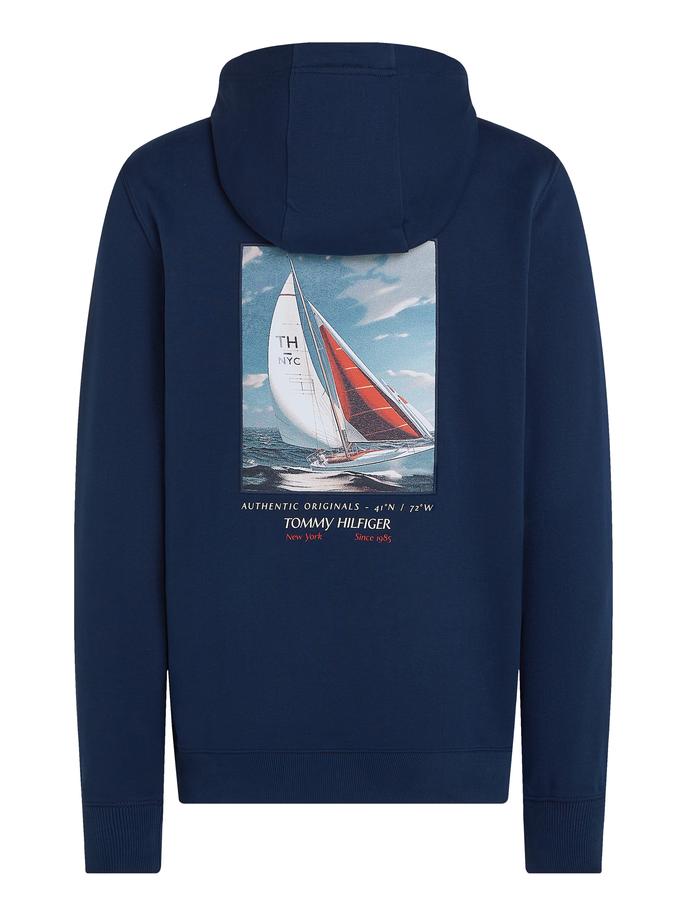 Tommy Hilfiger Kapuzensweatshirt »HILFIGER COLOR PHOTO PRT HOODIE«, mit grossem Fotoprint auf dem Rücken