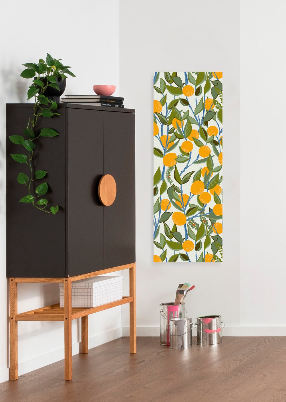 Komar Leinwandbild »Lemon Soda - Grösse 30 x 90 cm«, Natur, (1 St.), Keilrahmenbild mi Echtholzrahmen