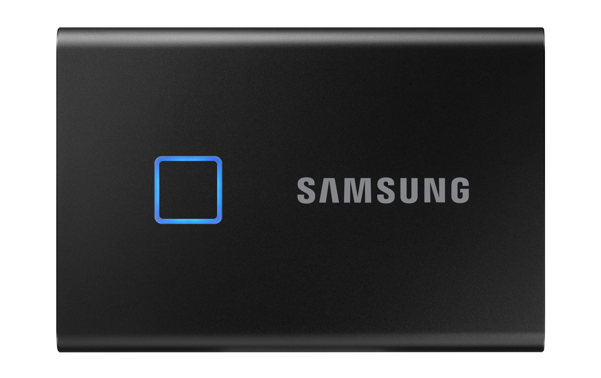 Samsung externe SSD »T7, 1 TB, Touch Black, USB 3.2 Gen 2«