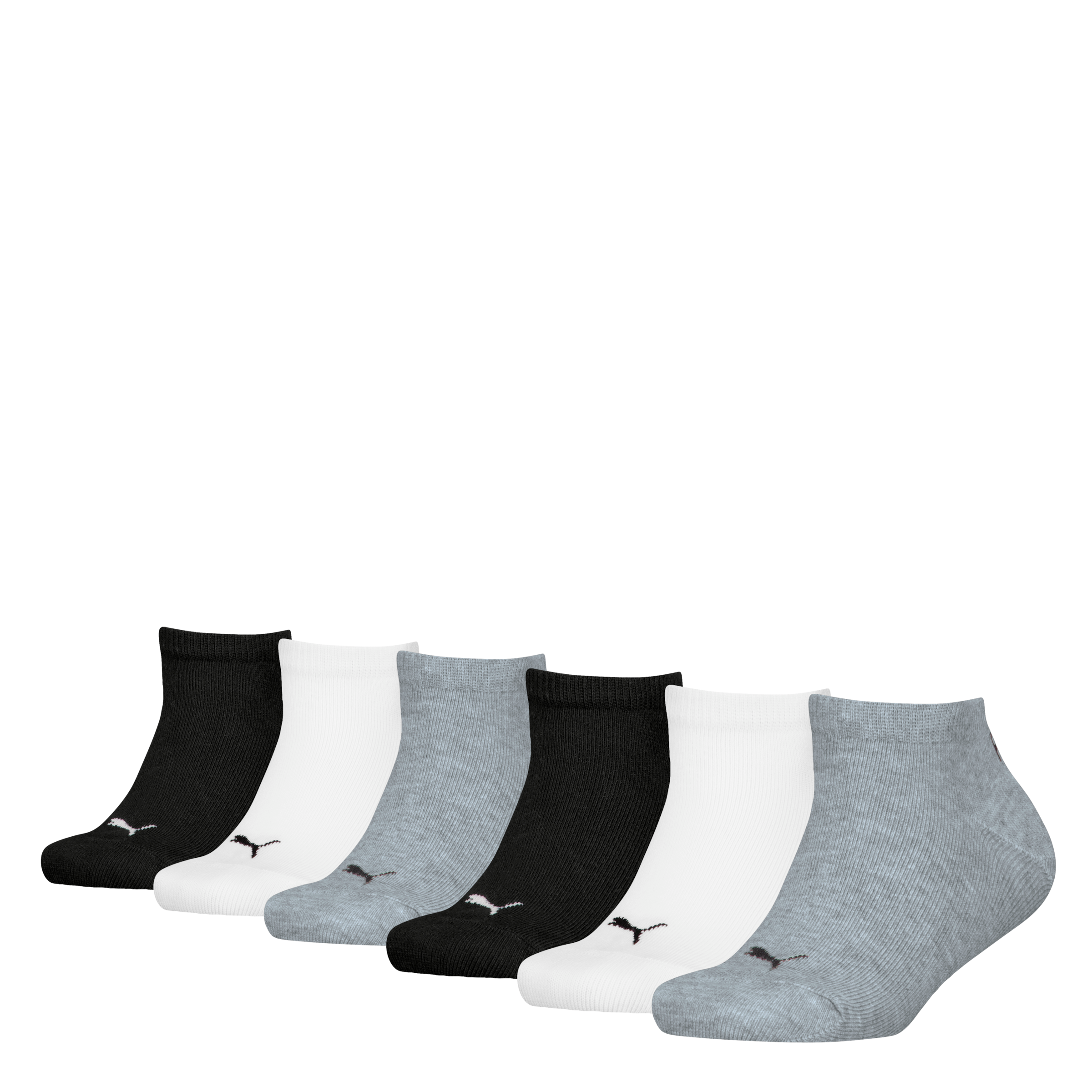 PUMA Sneakersocken »PUMA KIDS PLAIN SNEAKER 6P ECOM« 6 Paar, mit verstärktem Zehenbereich
