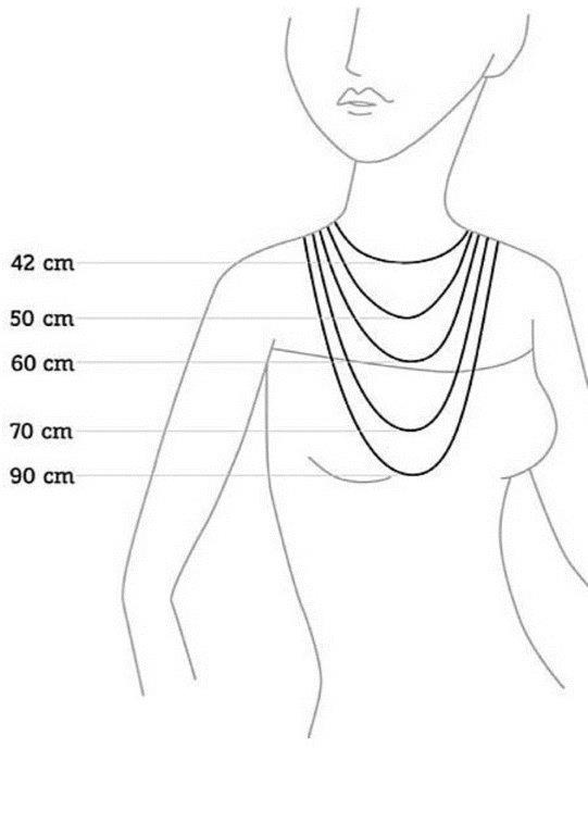 COLLEZIONE ALESSANDRO Lange Kette »Dreireihige Kette, C2427A F34«, mit Kunststoffperlen