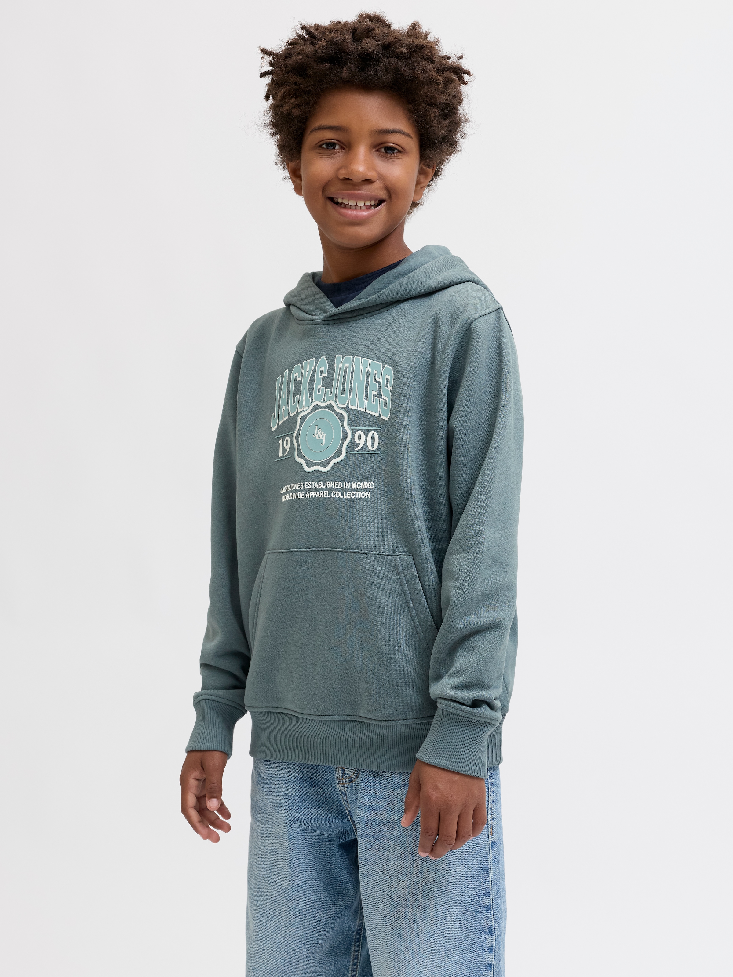 Jack & Jones Junior Kapuzensweatshirt »JJMAKO SWEAT HOOD JNR«
