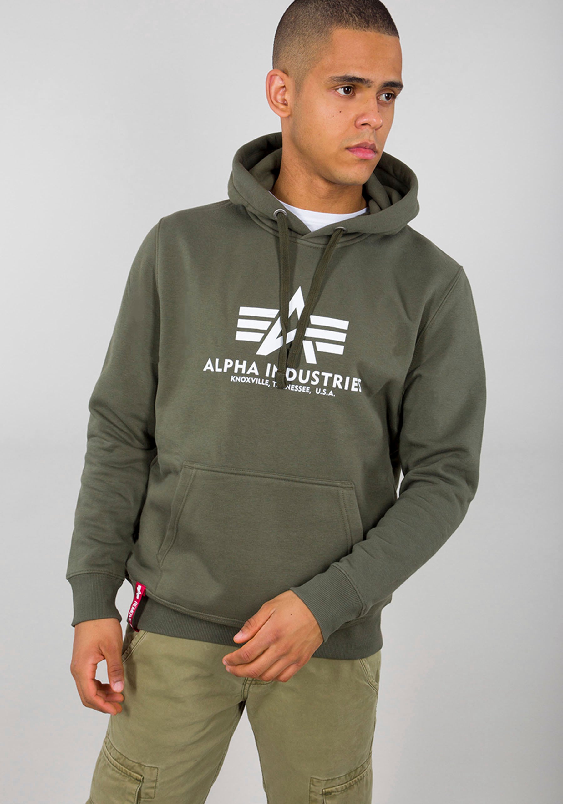 Alpha Industries Kapuzensweatshirt »Basic Hoody«, Baumwollmischung, regular fit