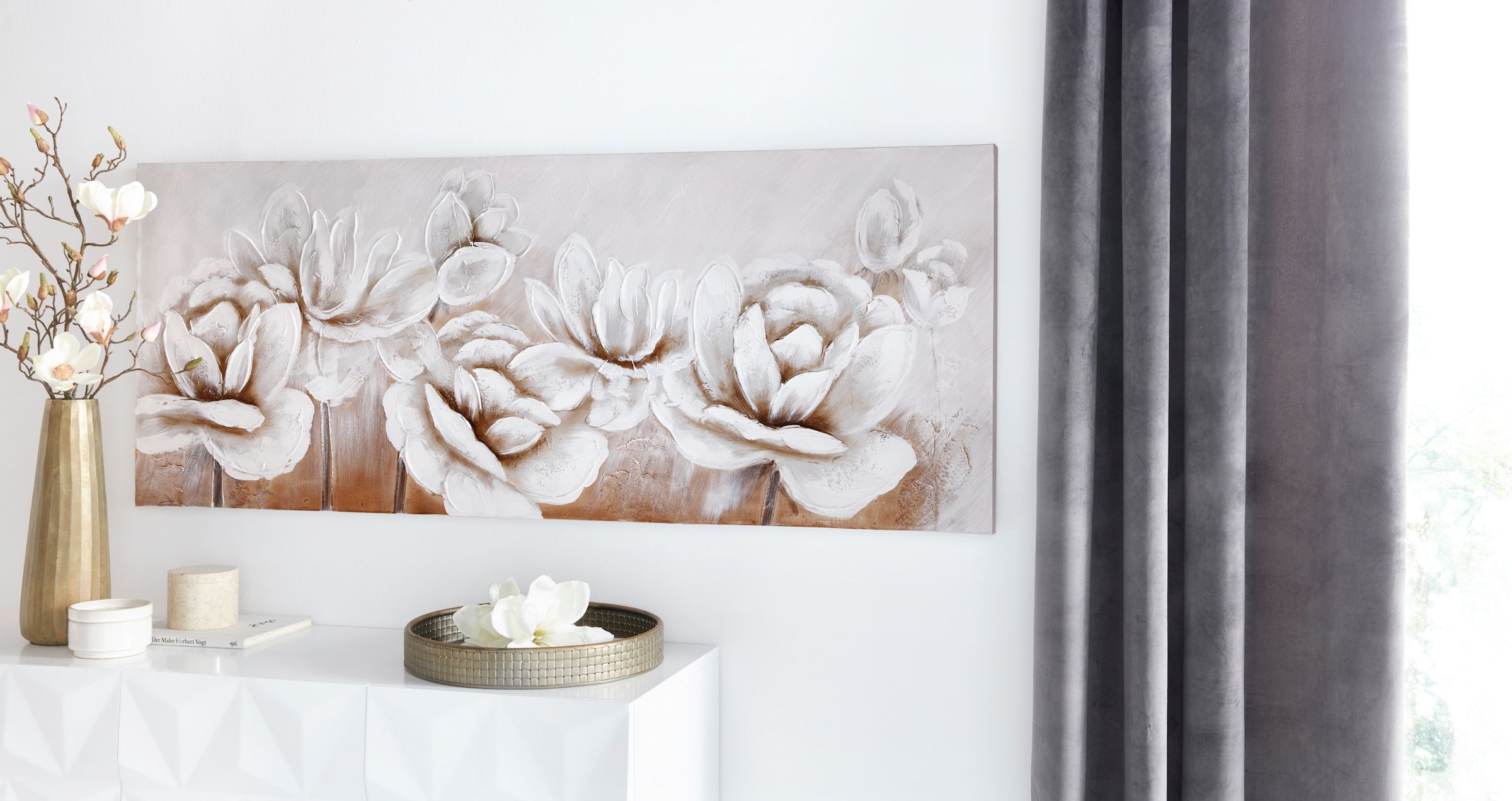 affaire 150/60 Blumen-Blumenbilder, Gemälde online cm shoppen »Flowers«, | Jelmoli-Versand Home