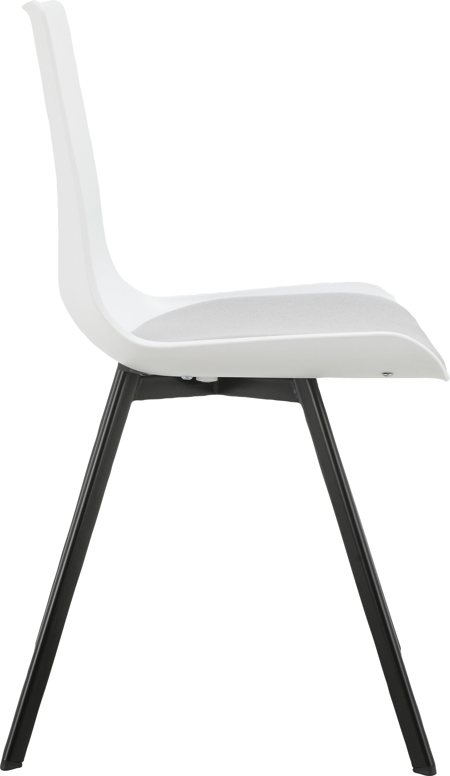 Gestell Sitzkissen, | »Ayden«, Polyester, aus INOSIGN Sitzhöhe Esszimmerstuhl festmontierte Metall, 2 St., cm Jelmoli-Versand kaufen 48 online