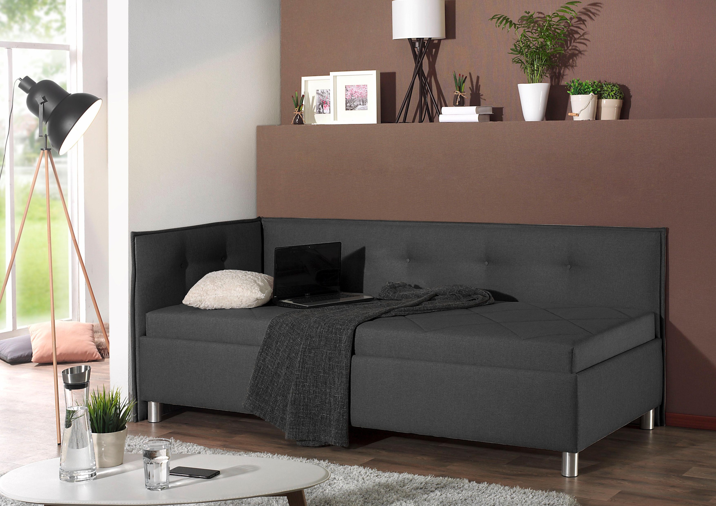 Maintal Polsterliege mit Seiten- und Rückenteil