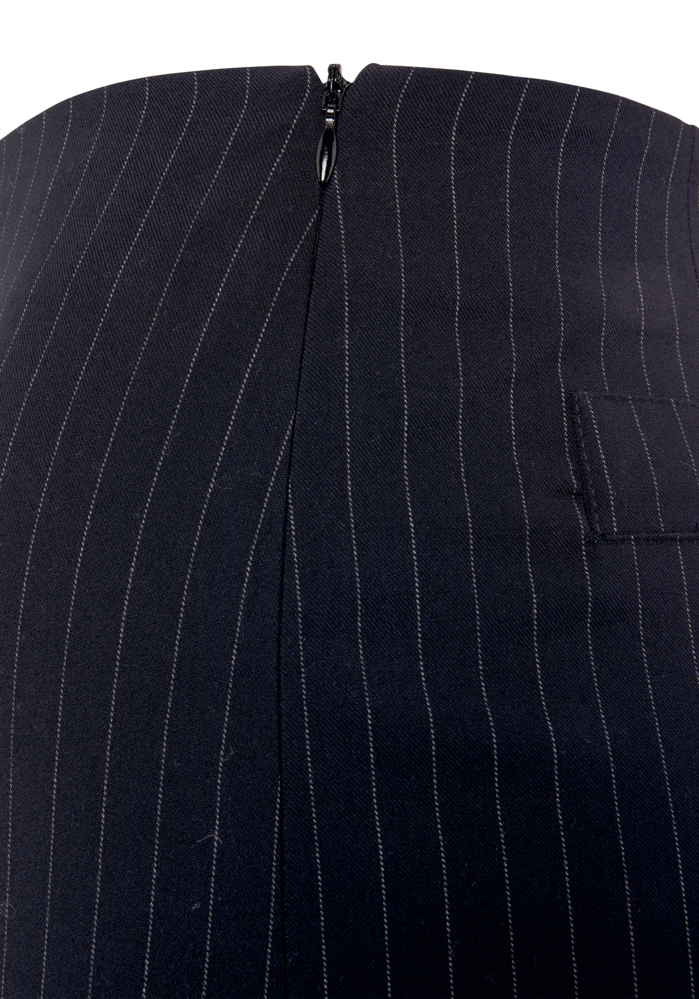 Buffalo Anzughose, mit Nadelstreifen, elegante Stoffhose, High-waist, casual-chic