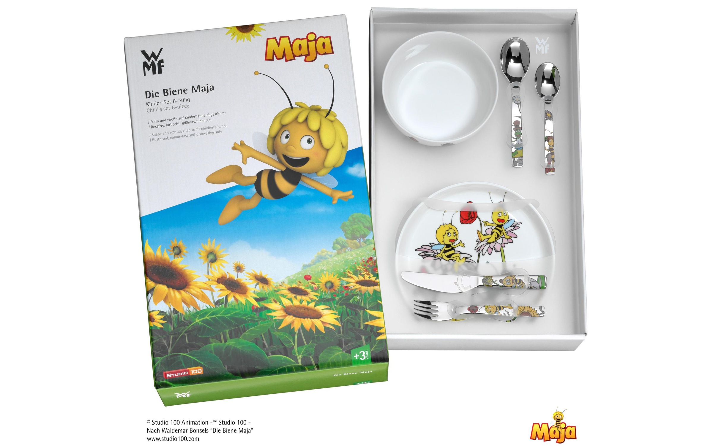 WMF Kinderbesteck »Biene Maja, 6-teilig«, (6 tlg.)