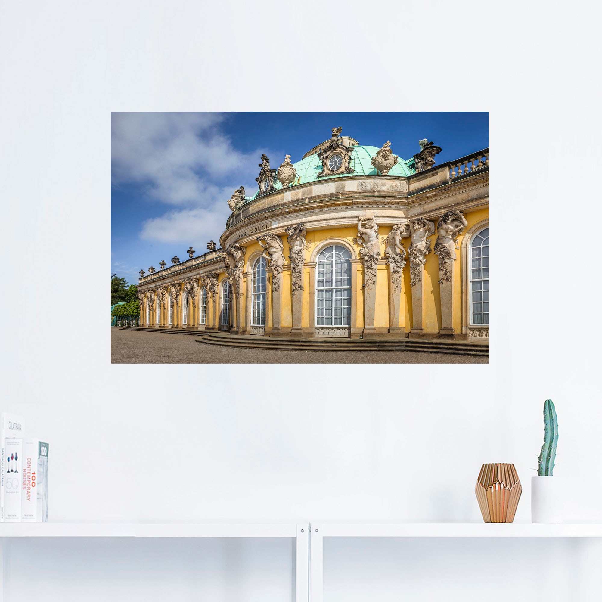 Artland Wandbild »Schloss Sanssouci«, Gebäude, (1 St.), als Alubild,  Leinwandbild, Wandaufkleber oder Poster in versch. Grössen online bestellen  | Jelmoli-Versand | Poster