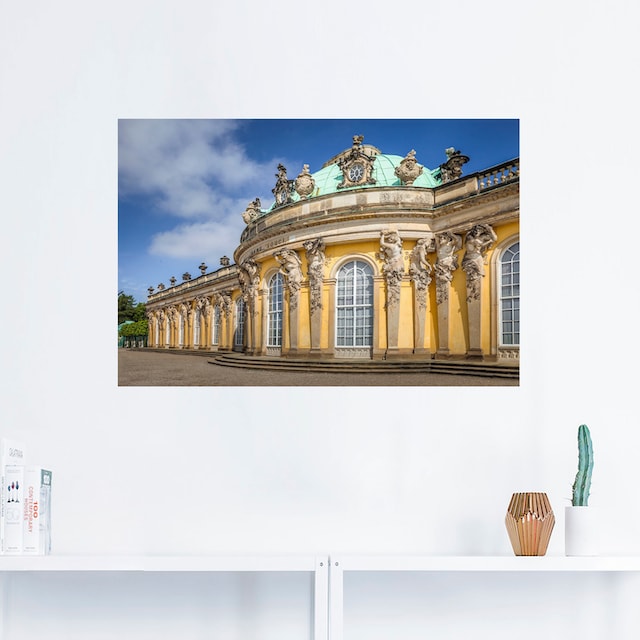 Artland Wandbild »Schloss Sanssouci«, Gebäude, (1 St.), als Alubild,  Leinwandbild, Wandaufkleber oder Poster in versch. Grössen online bestellen  | Jelmoli-Versand