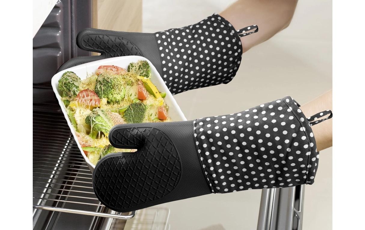 WENKO Topfhandschuhe »Punkte 2er Set«