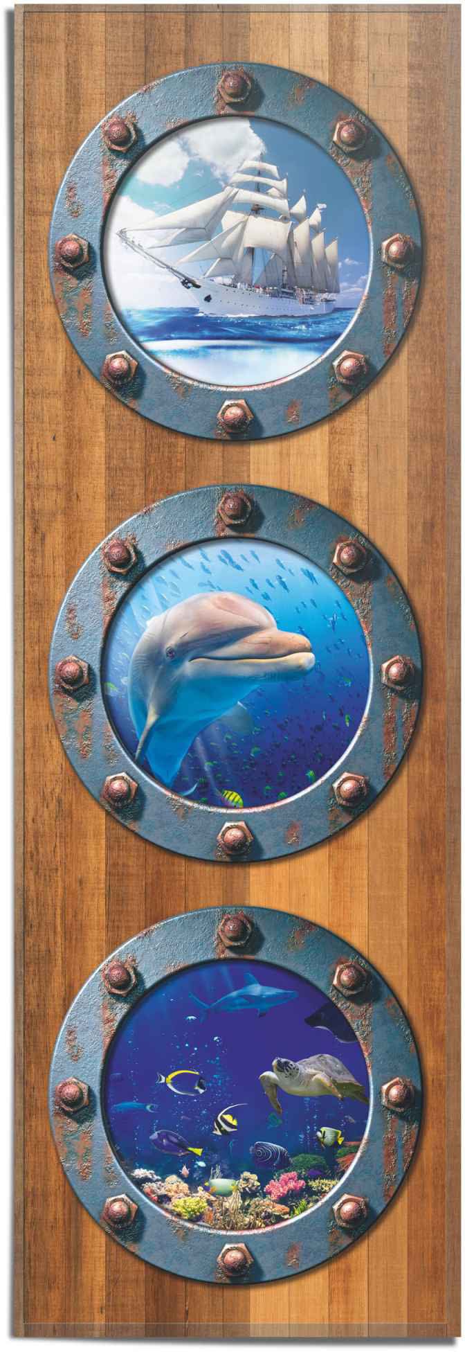 Reinders! Poster »Bullauge Unterwasserwelt - Mer - Fische - Träume«, (1 St.)