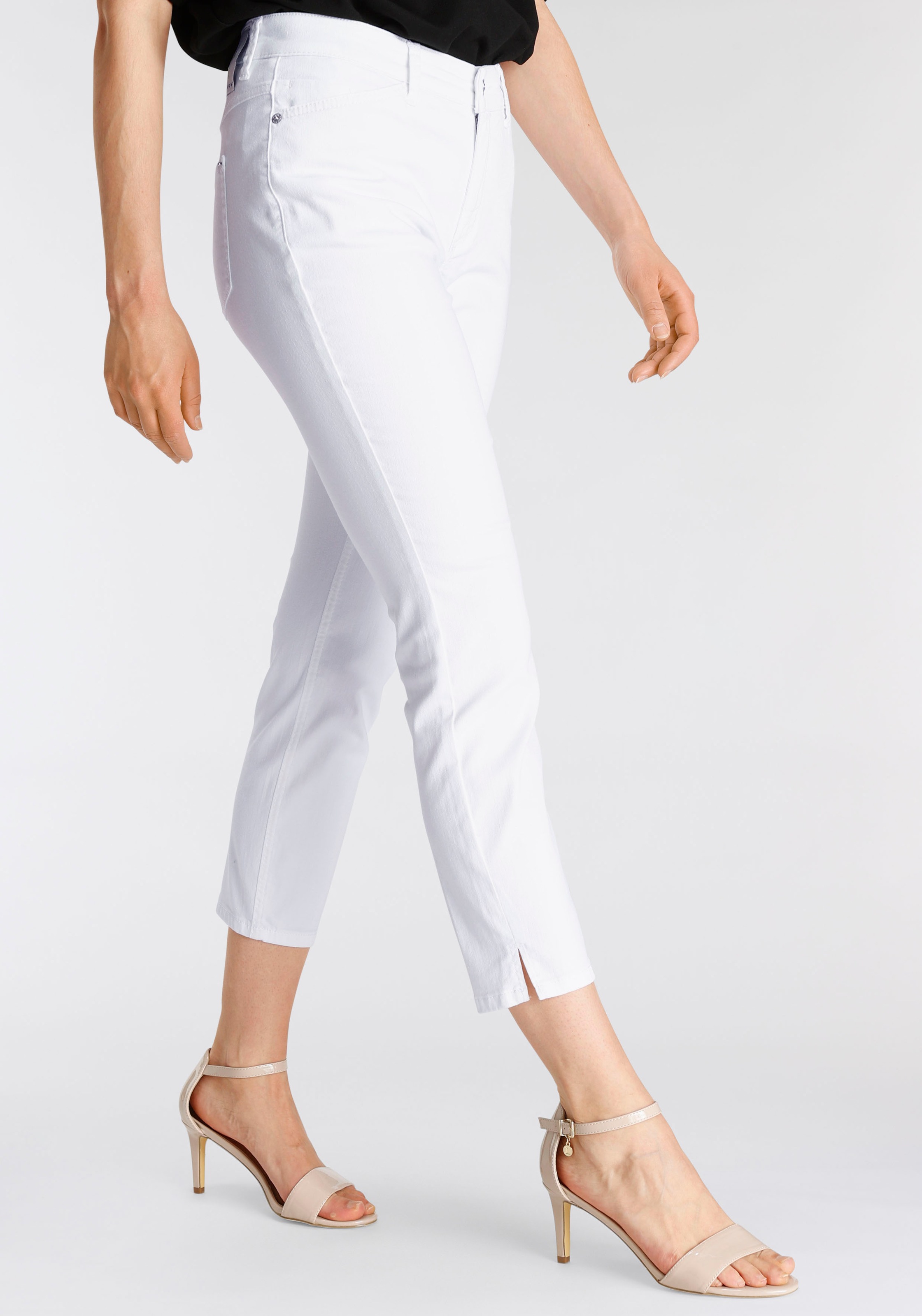 MAC 7/8-Jeans »Dream Summer«, verkürzt mit Schlitz am Saum