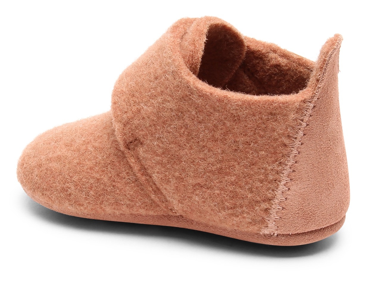 Bisgaard Hausschuh »Bisgaard Baby Wool«, Wagenschuh, Babyschuh, Schlupfschuh mit Klettverschluss