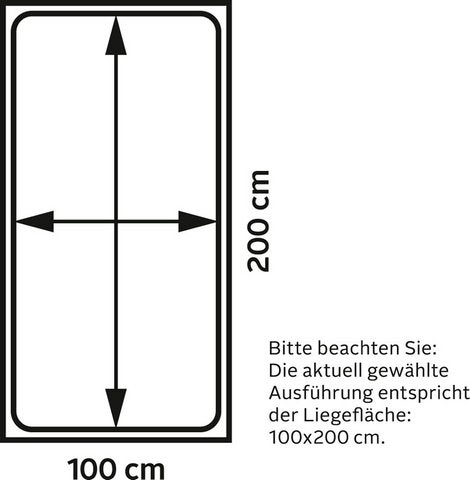 Home affaire Boxspringbett »Ascola«, incl. Topper, 5, Breiten, 3 Ausführungen, 2 Härtegrade