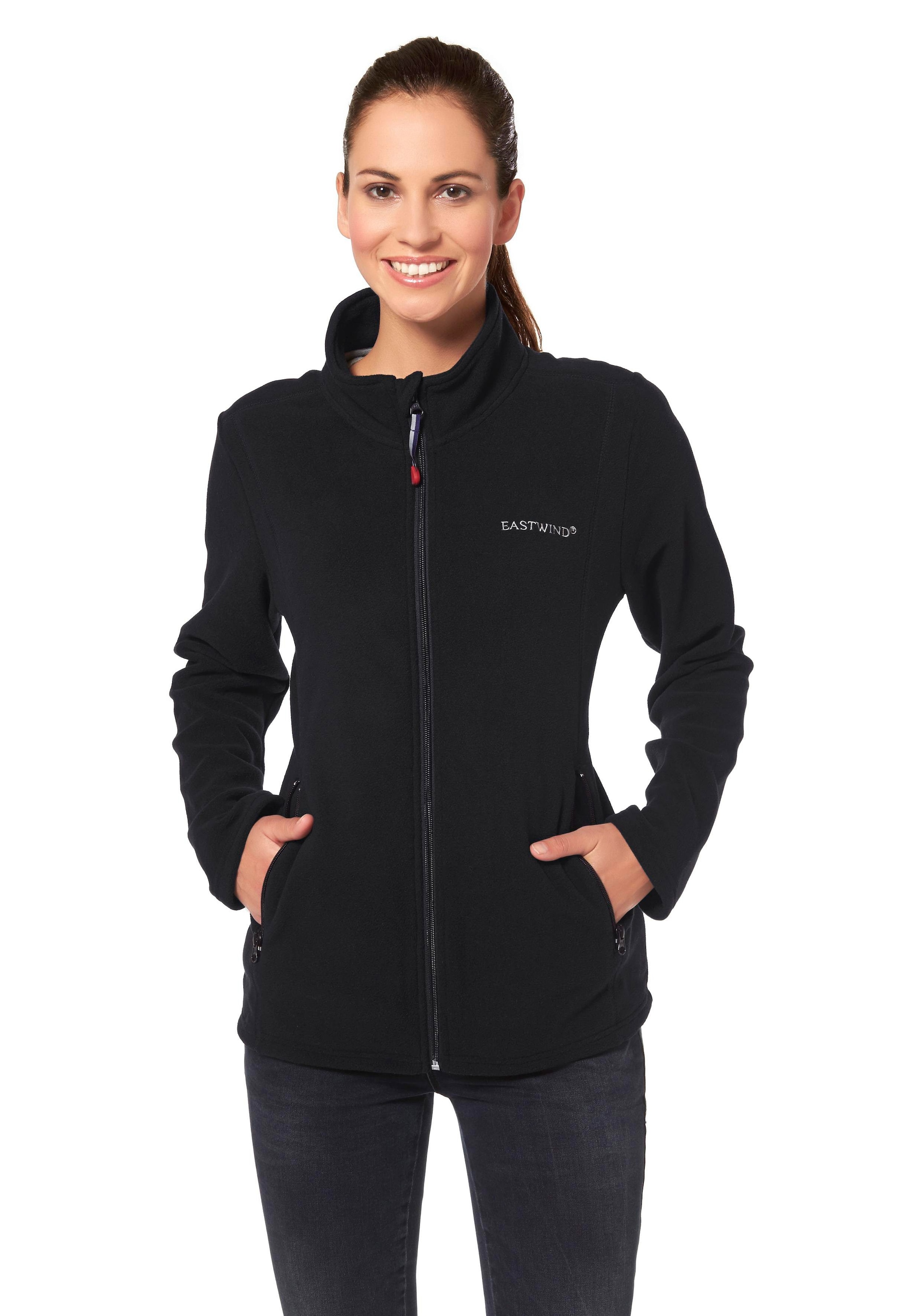 Eastwind Fleecejacke, ohne Kapuze