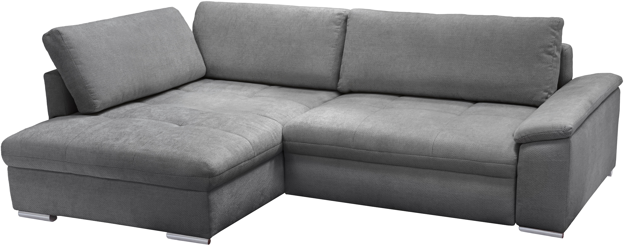 exxpo - sofa fashion Ecksofa »Casa Grande inkl. Bettfunktion, Bettkasten, OTTOs Choice, bequem«, L-Form, guter Sitzkomfort, griosse Liegefläche