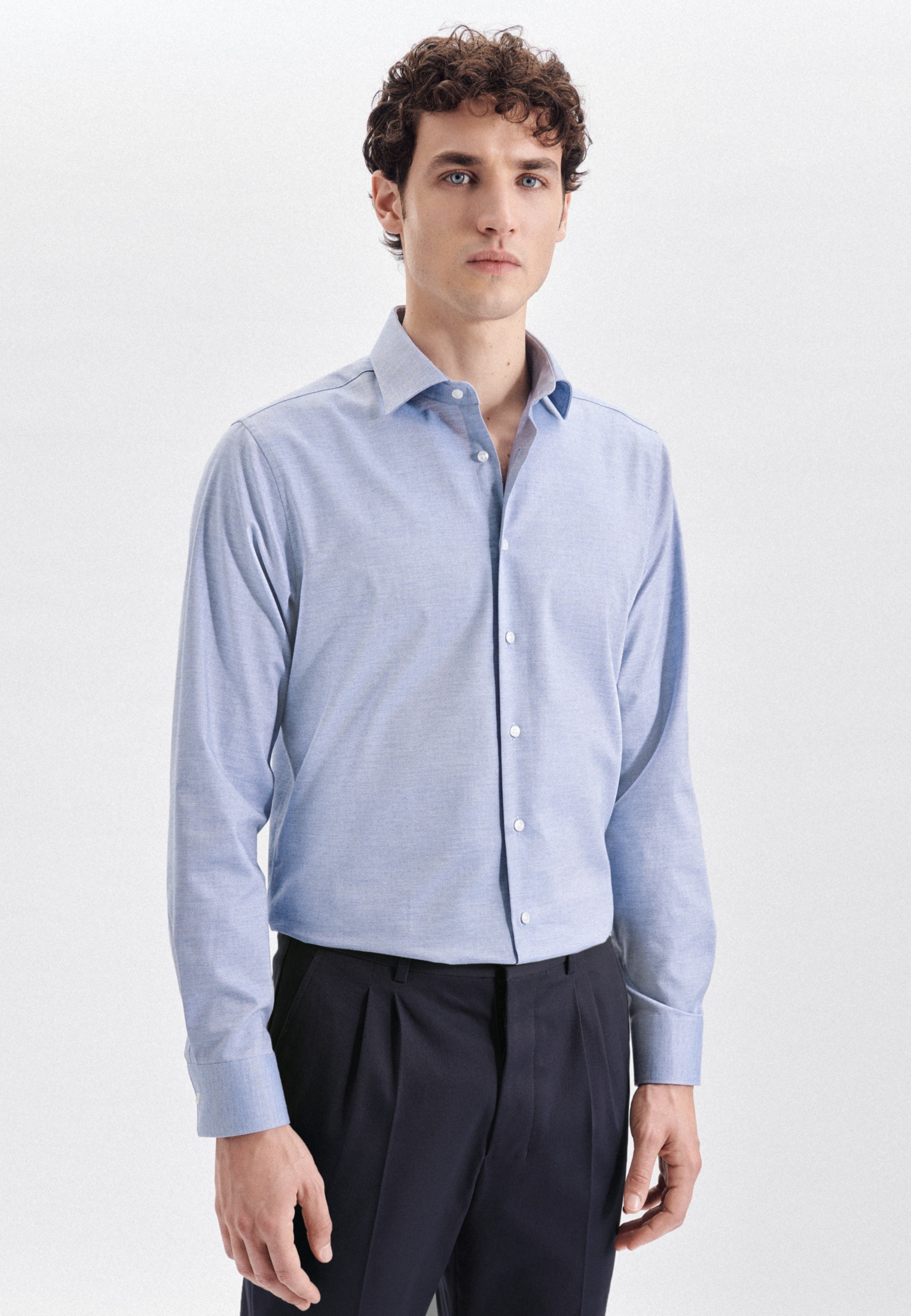 seidensticker Businesshemd »Shaped«, Shaped Langarm Kentkragen Uni online  kaufen | Jelmoli-Versand | Klassische Hemden