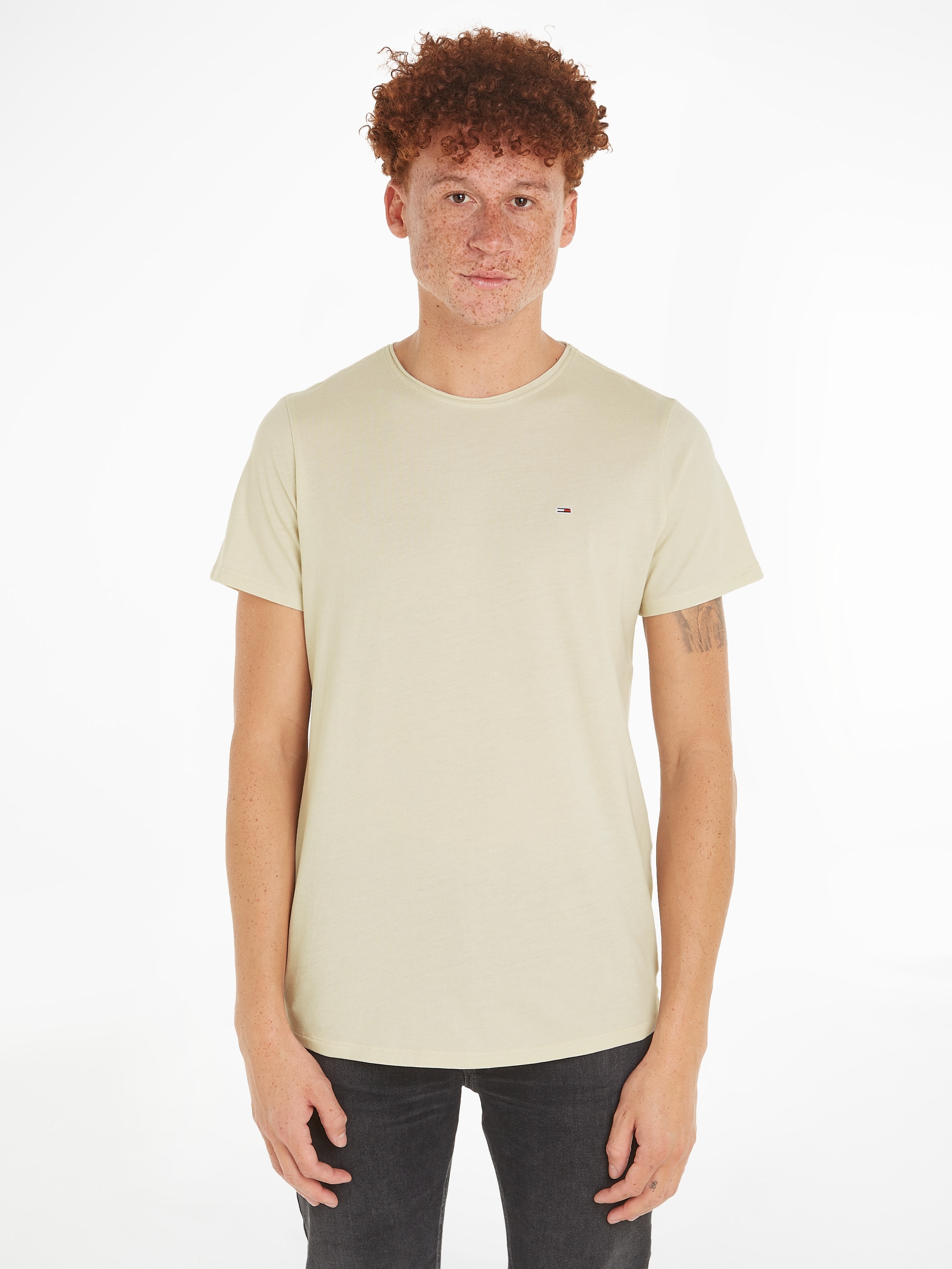Tommy Jeans T-Shirt »TJM SLIM JASPE C NECK« online bestellen |  Jelmoli-Versand