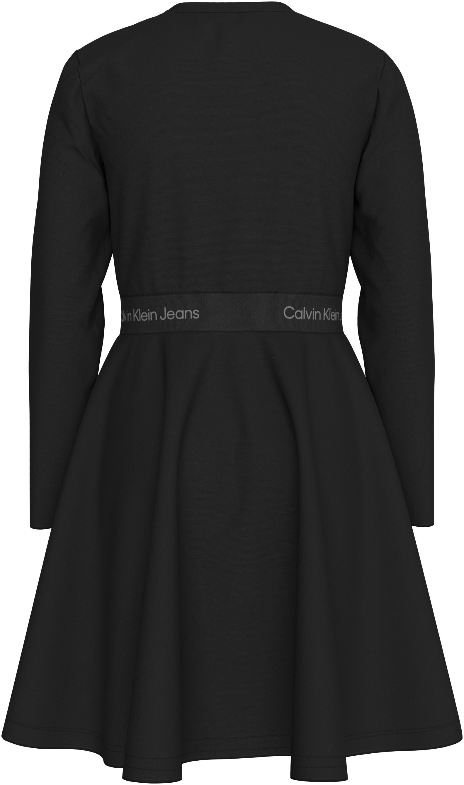 Calvin Klein Jeans Midikleid »Ls Logo Tape Punto Dress«, für Kinder bis 16 Jahre und mit Logoschriftzug