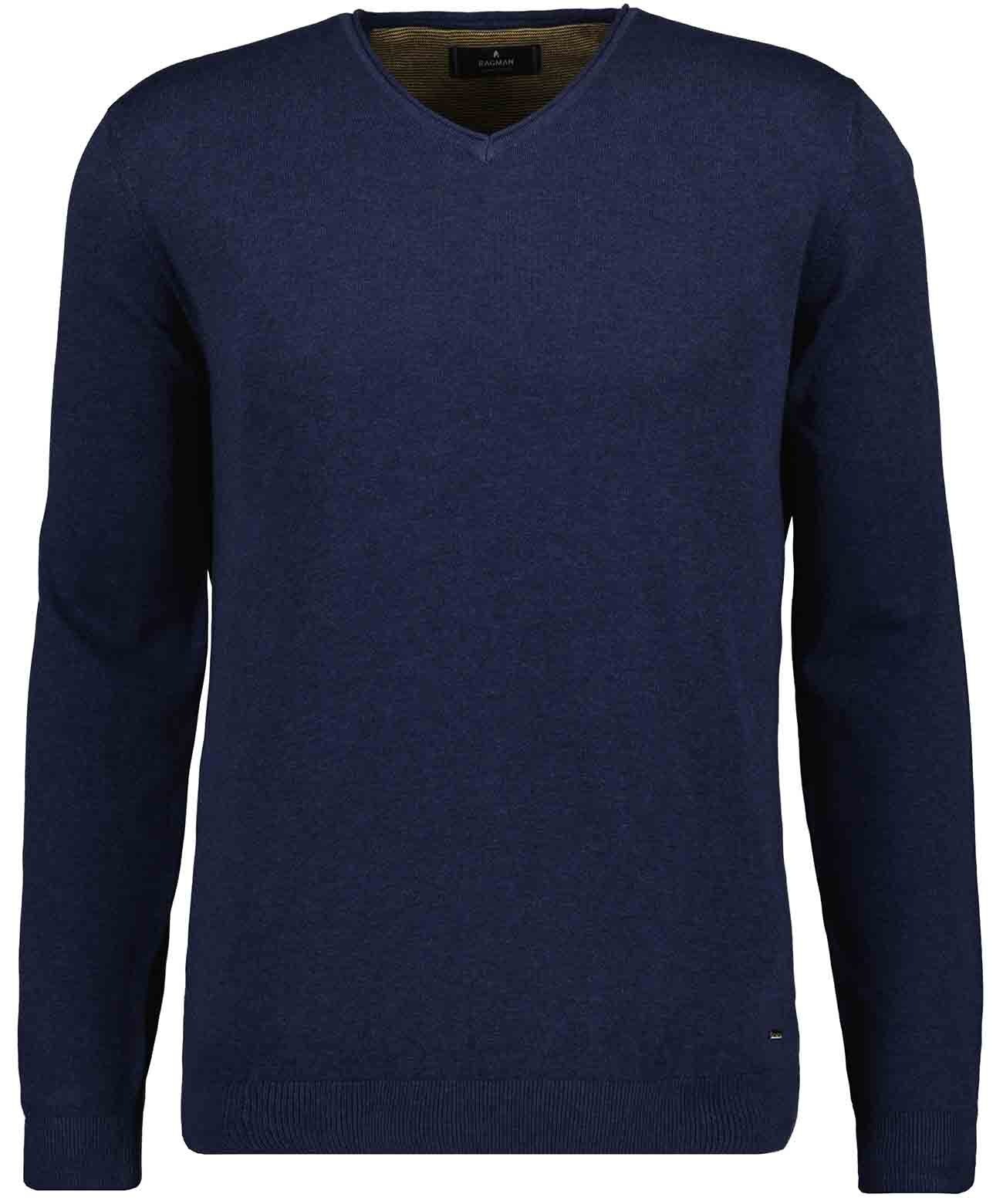 RAGMAN V-Ausschnitt-Pullover