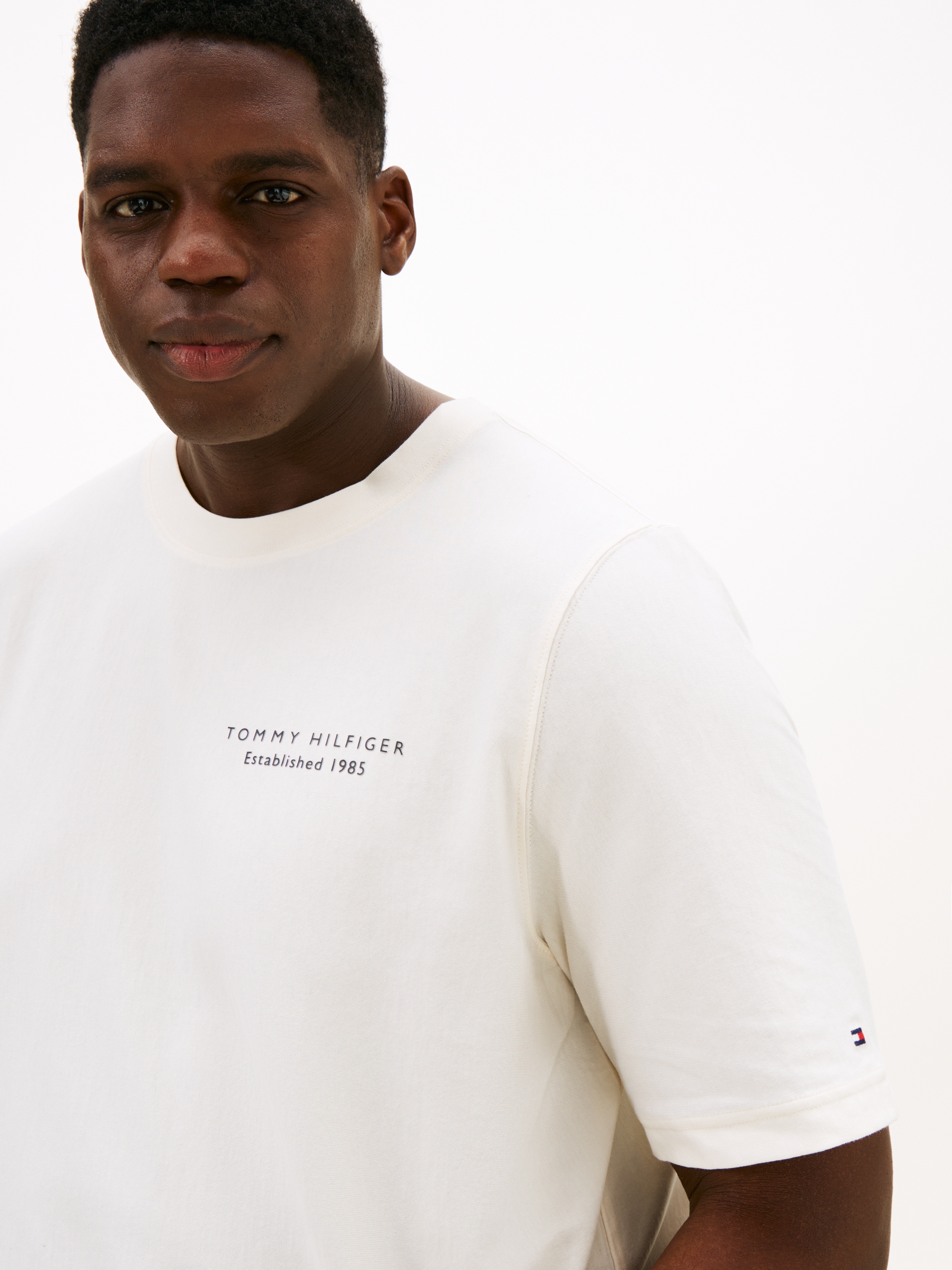 Tommy Hilfiger Big & Tall T-Shirt »BT-PHOTO PRINT GRAPHIC«, Grosse Grössen, grosser Rückenprint, Rundhals