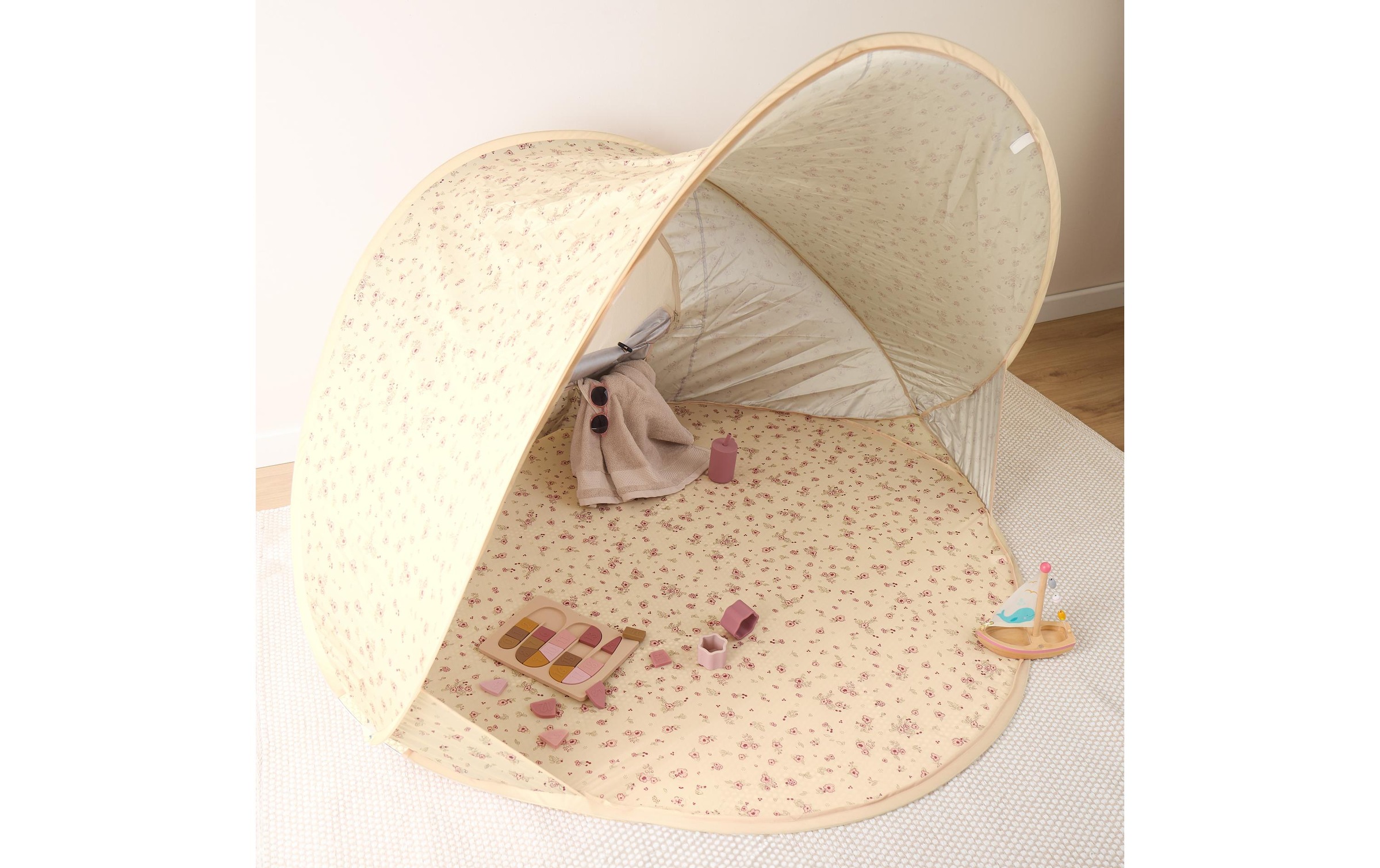 BIECO Spielzelt »Vintage Flowers mit UV-Schutz«