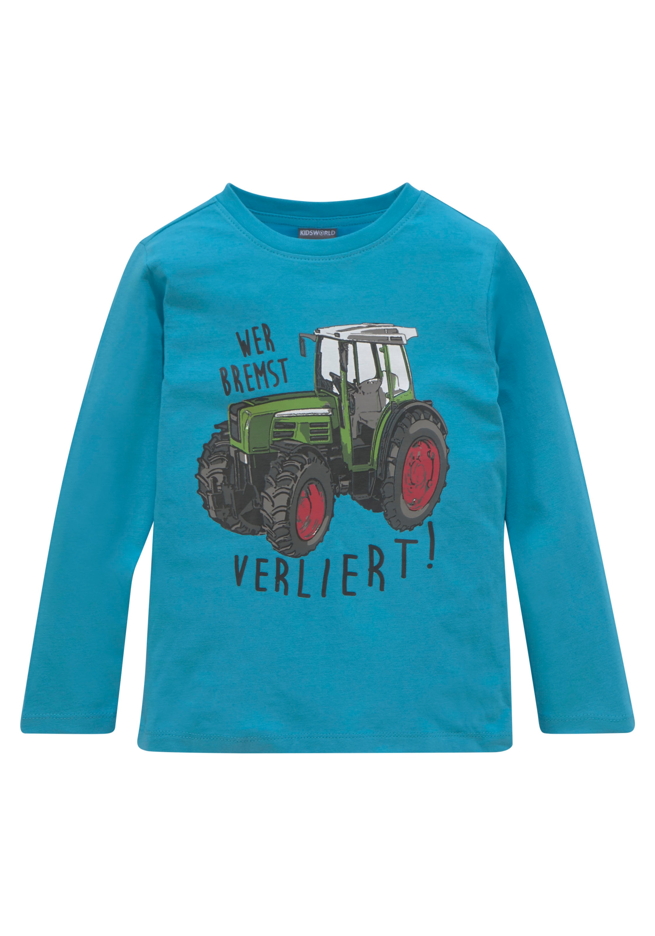 | Jelmoli-Versand tlg.), Fotodruck KIDSWORLD 2 Langarmshirt »Traktoren«, mit 1x (Packung, bestellen ✵ günstig