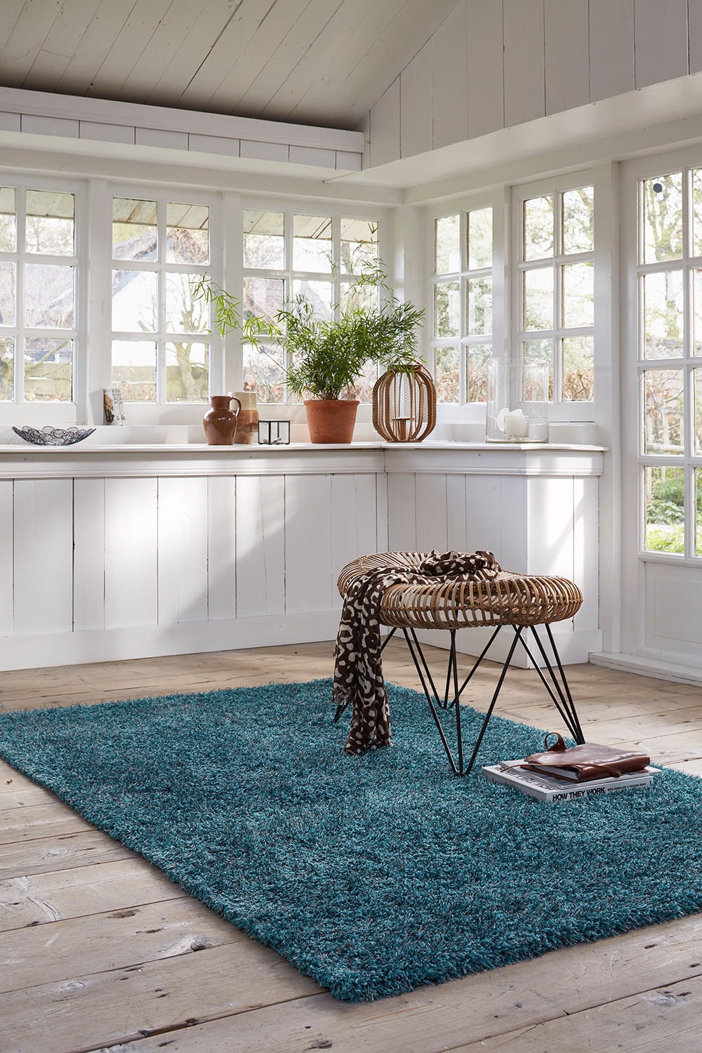 Esprit Hochflor-Teppich »Cosy Glamour 2.0«, rechteckig, 40 mm Höhe, Langflor, Shaggy, Wohnzimmer