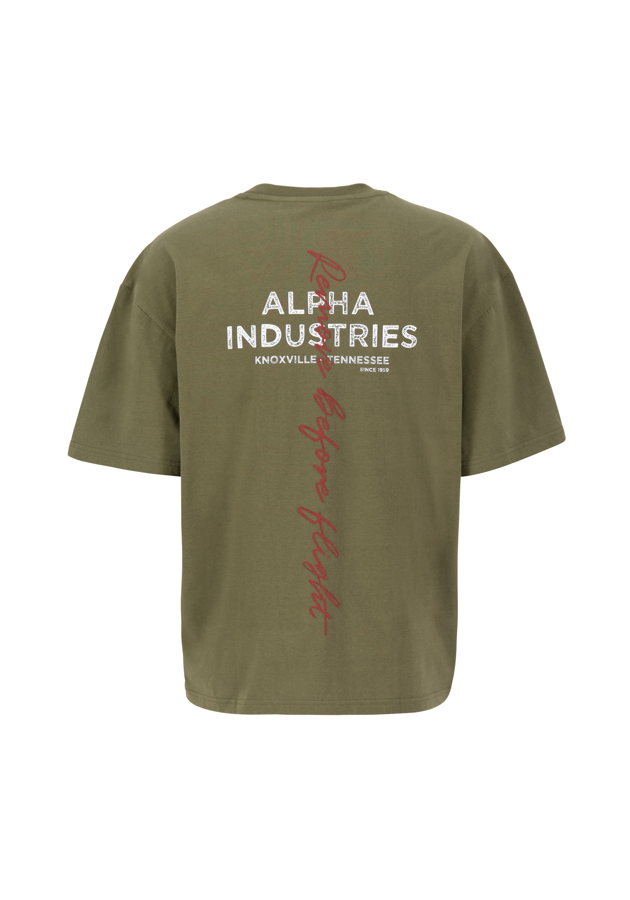 Alpha Industries T-Shirt »Alpha Industries Men - T-Shirts Signature Back Print T«