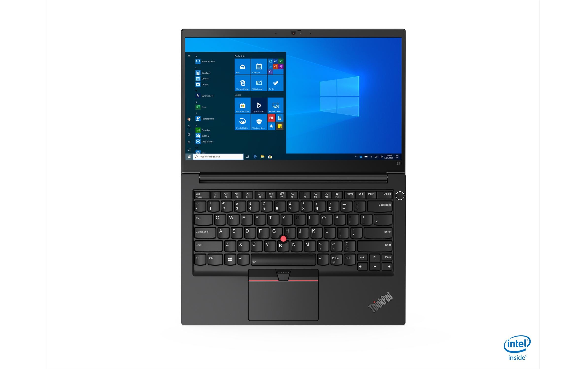 Lenovo Notebook »ThinkPad E14 Gen. 2 (Intel)«, 35,6 cm, / 14 Zoll, Intel, Core i5, Iris© Xe Graphics, 256 GB SSD