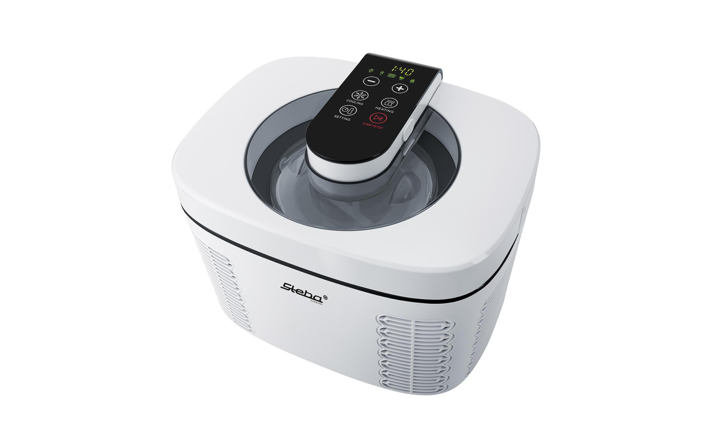Steba Eismaschine »IC 110, Schwarz/Weiss« 2 l 250 W Geeignet für: Frozen Yoghurt, Glace, Sorbet