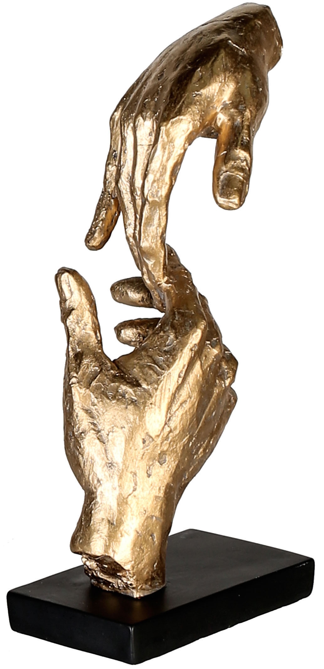 Casablanca by Gilde Dekofigur »Skulptur Two Hands, gold/schwarz«,  Dekoobjekt, Höhe 29, Hände, mit Spruchanhänger, Wohnzimmer online bestellen  | Jelmoli-Versand
