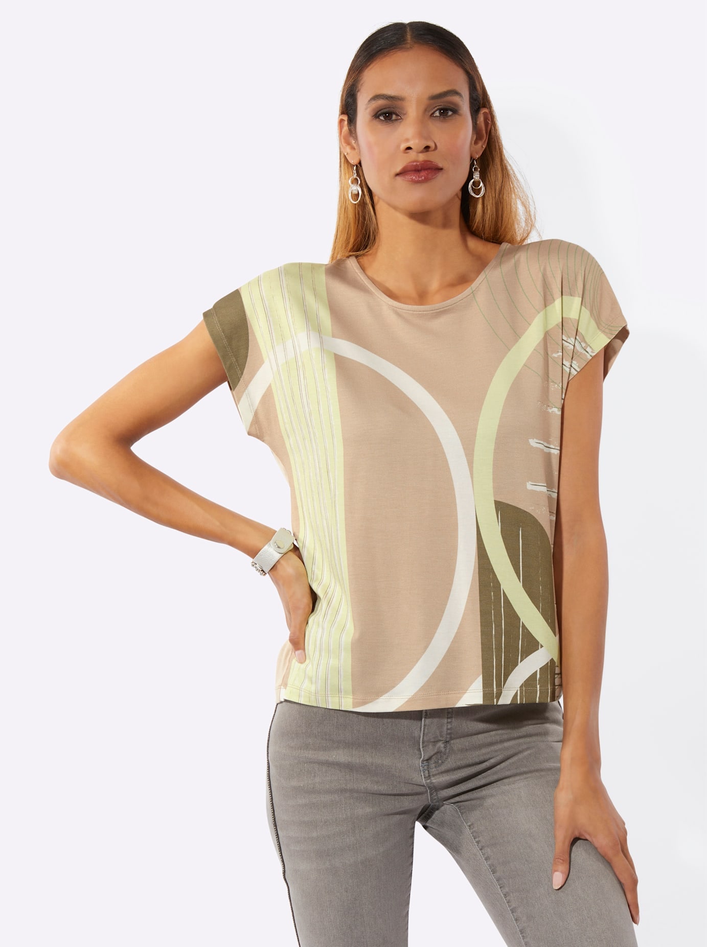 creation L Rundhalsshirt »Shirt« 1 tlg.