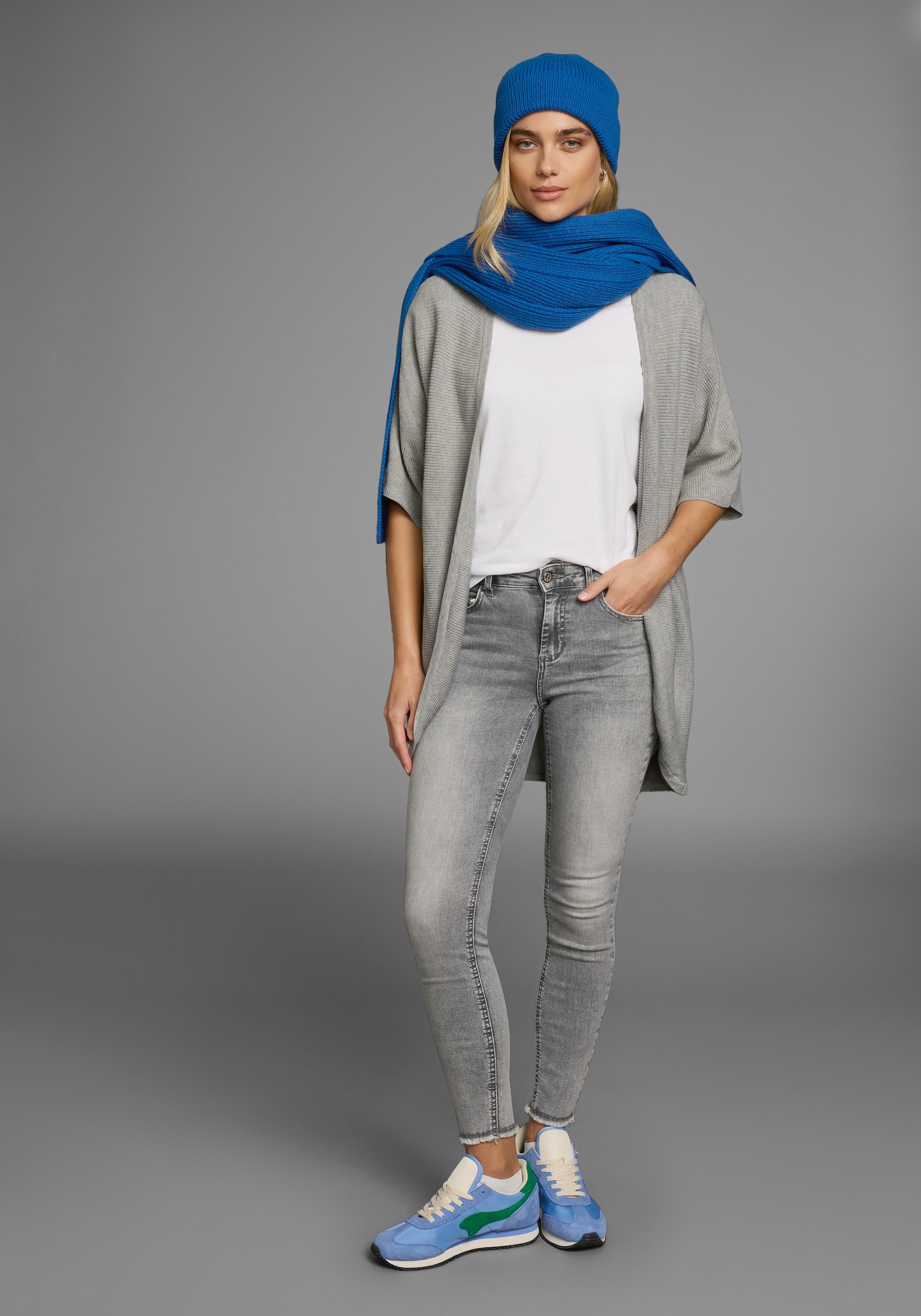 Flashlights Longstrickjacke, Extra- lange Form