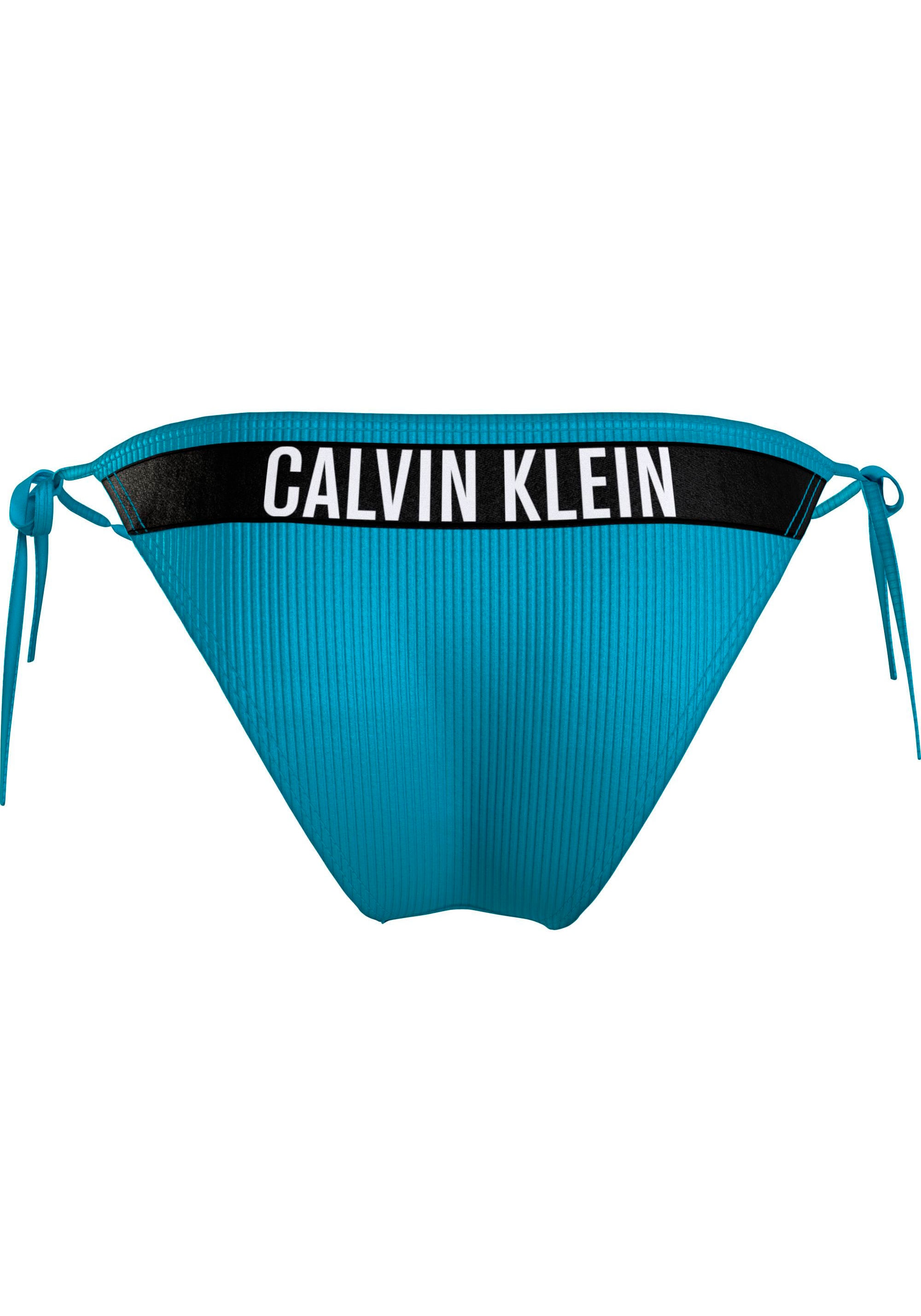 Calvin Klein Swimwear Bikini-Hose »STRING SIDE TIE«, mit Markenlabel