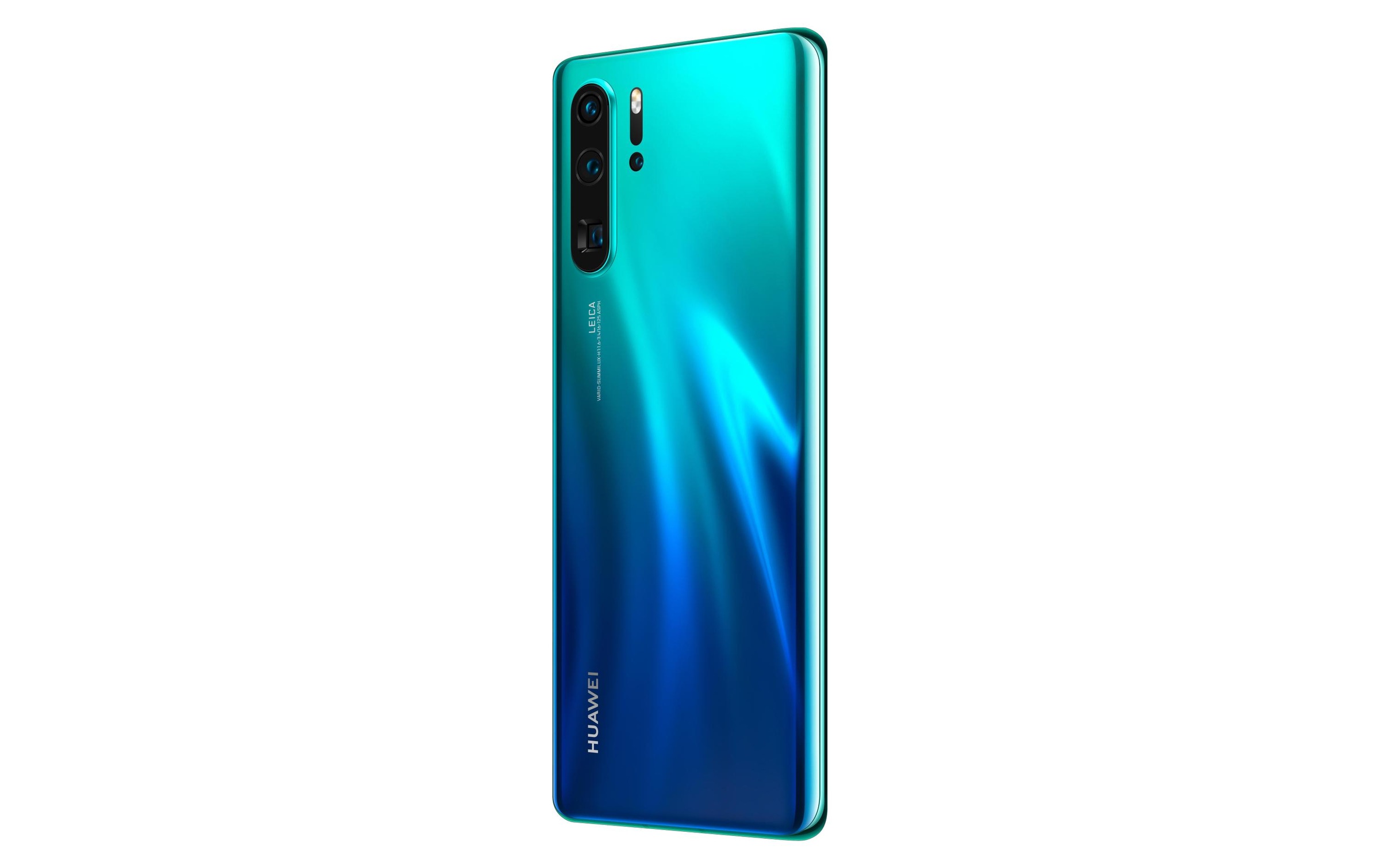 Huawei Smartphone »P30 Pro Aurora Blue«, Aurora Blue/Blau, 16,43 cm/6,47 Zoll, 128 GB Speicherplatz, 40 MP Kamera