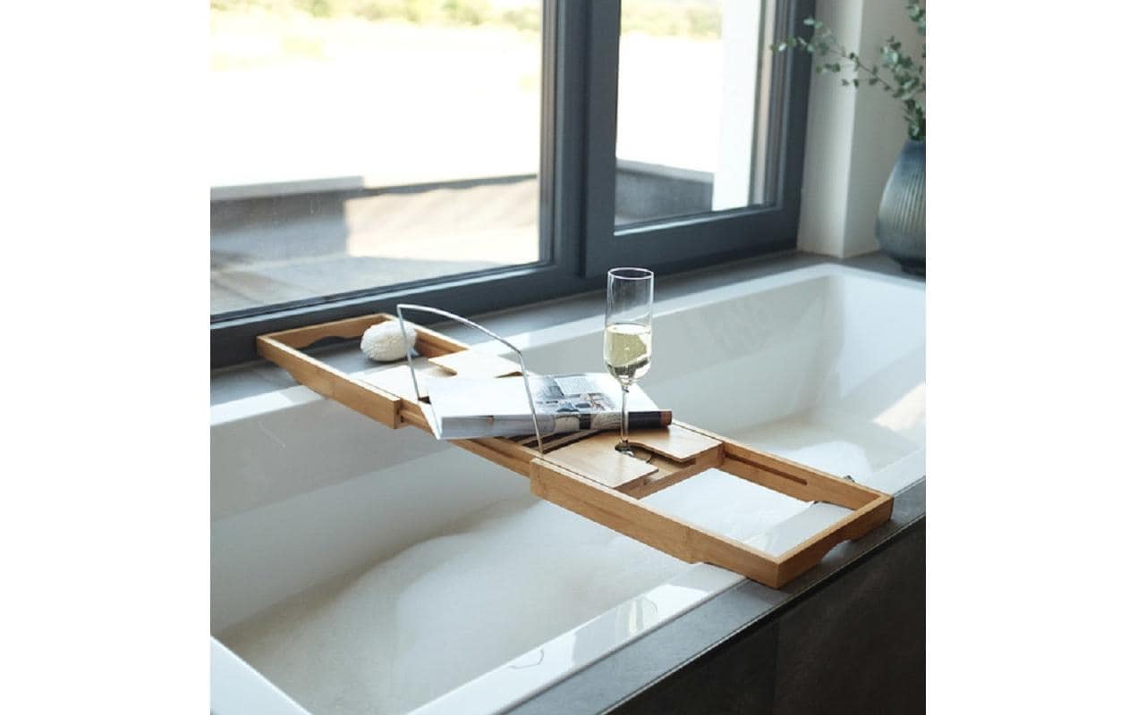 im Glashalter Present »mit Bambus Jelmoli-Online Holzart: Badewannenbrücke Zeller Shop Braun«, (China) kaufen ❤