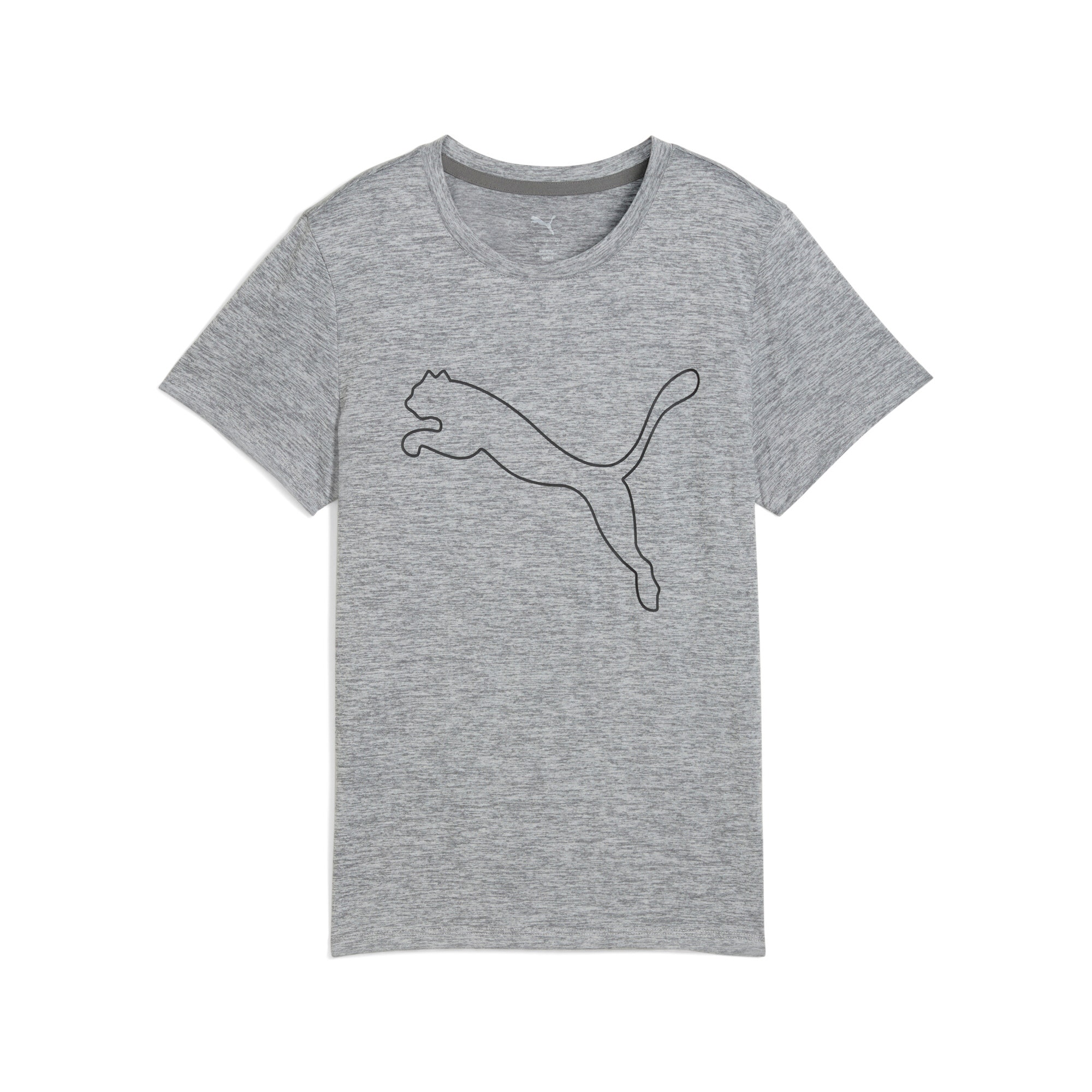 PUMA Trainingsshirt »W TAD ESSENTIAL HEATHER LOGO TEE«