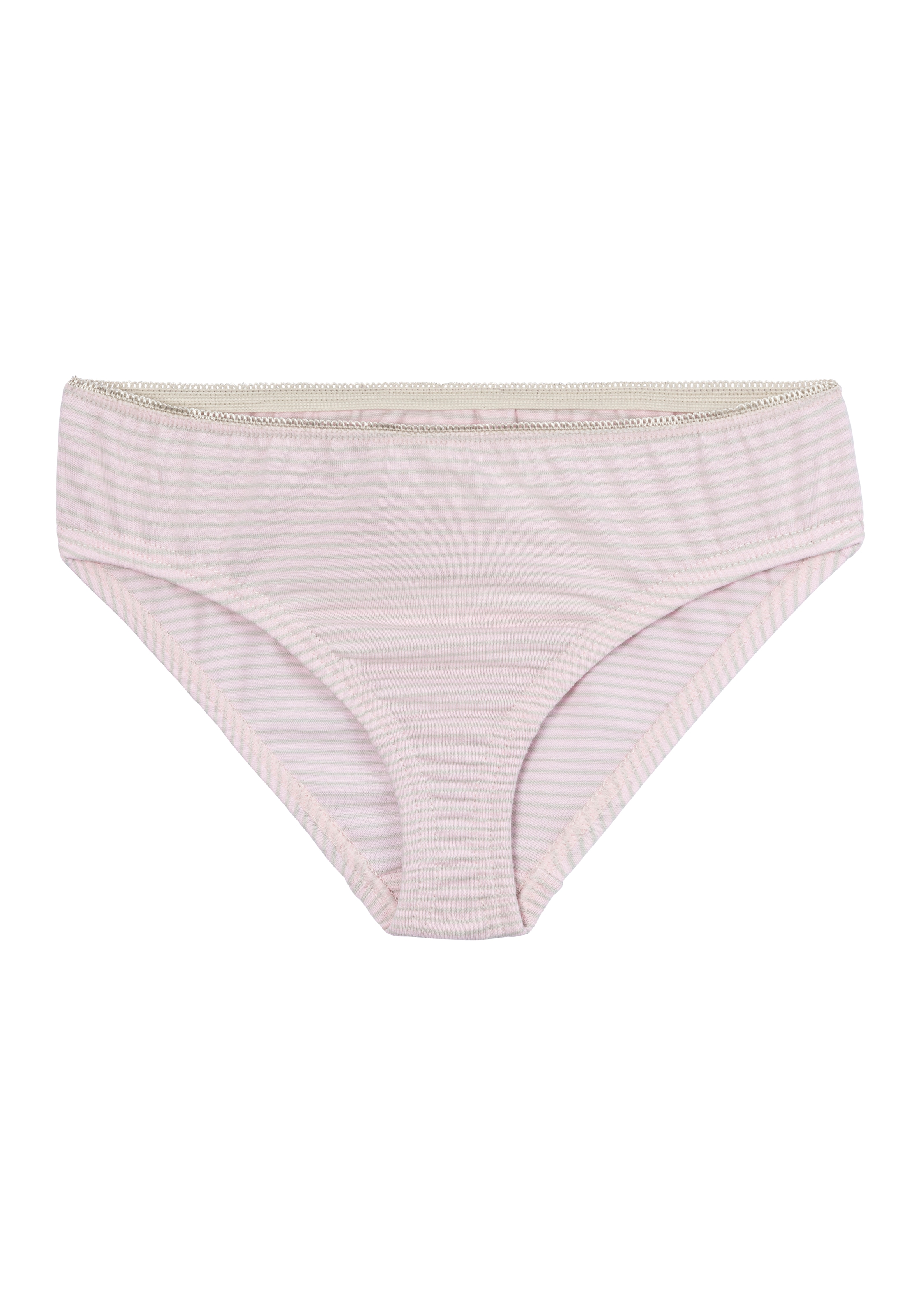 Vivance Bikinislip, (Packung, 3 St.), im Steifen-Design