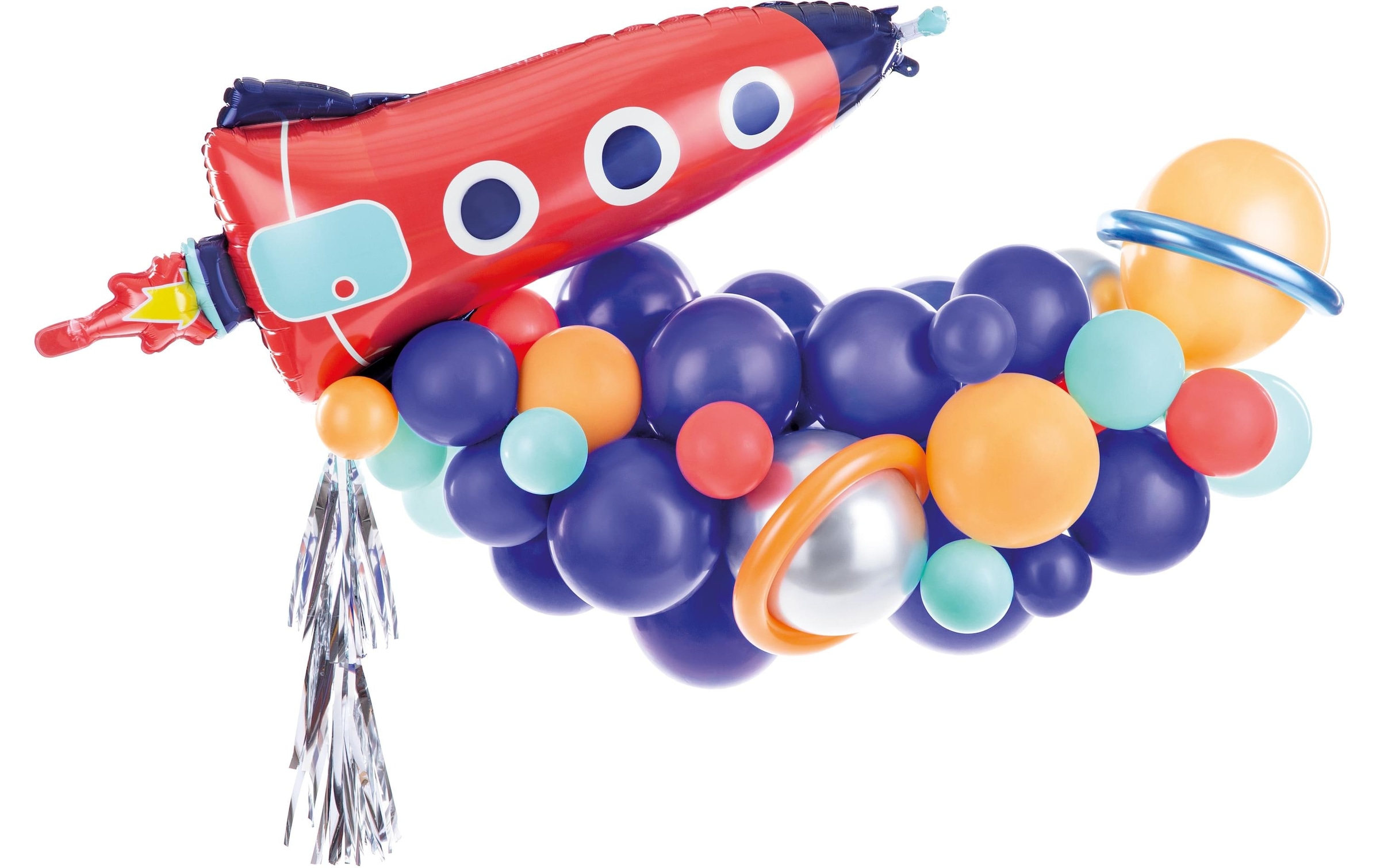partydeco Aufblasbares Partyzubehör »Luftballon Rakete Mehrfar«